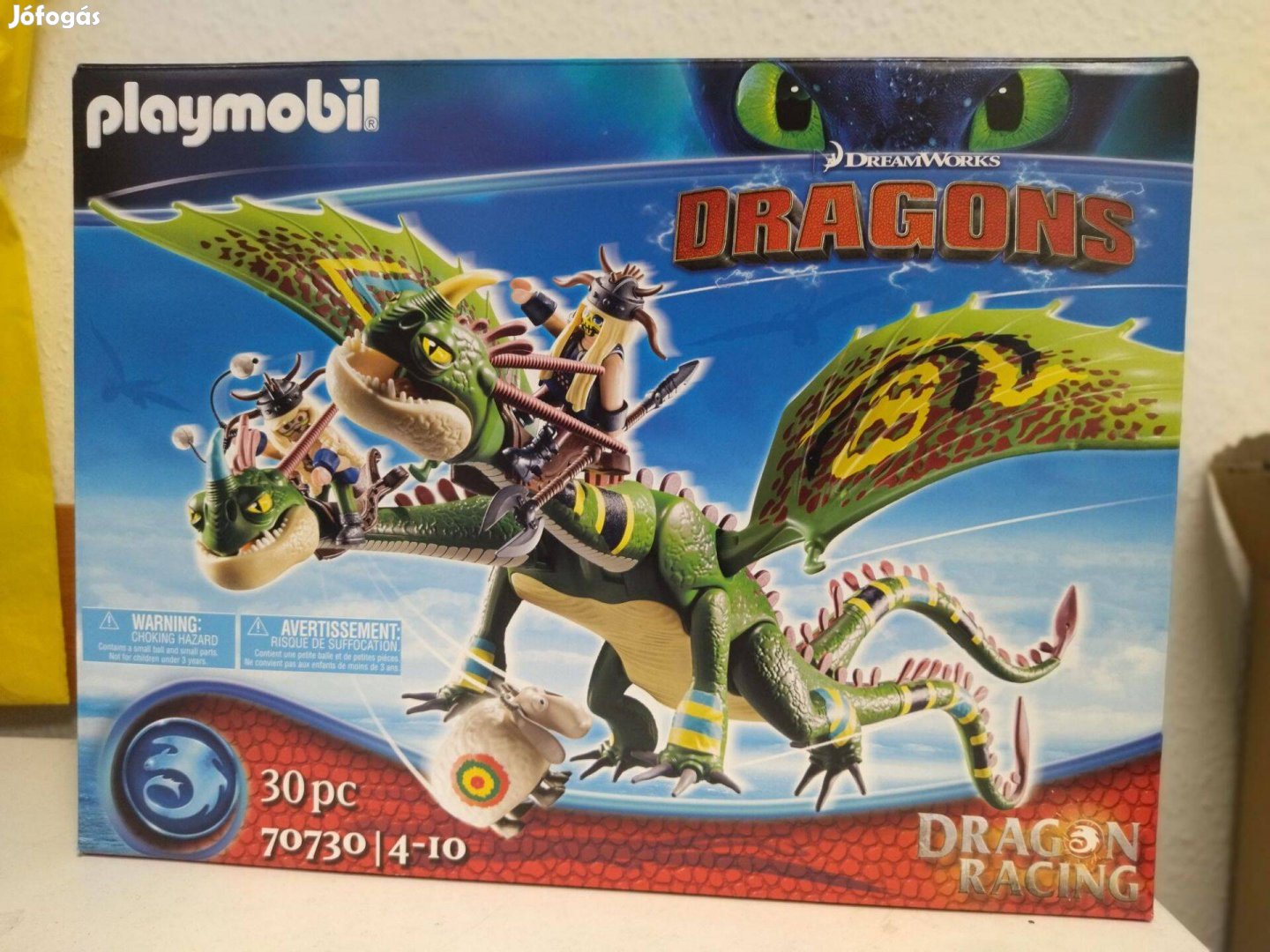 Playmobil Dragons 70730 Kőfej és Fafej Töffel Böffel új, bontatlan