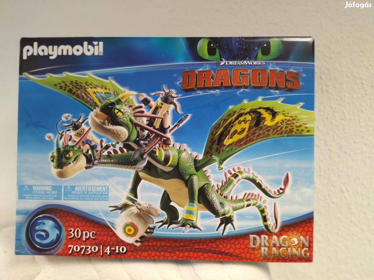 Playmobil Dragons 70730 Kőfej és Fafej Töffel Böffel új, bontatlan