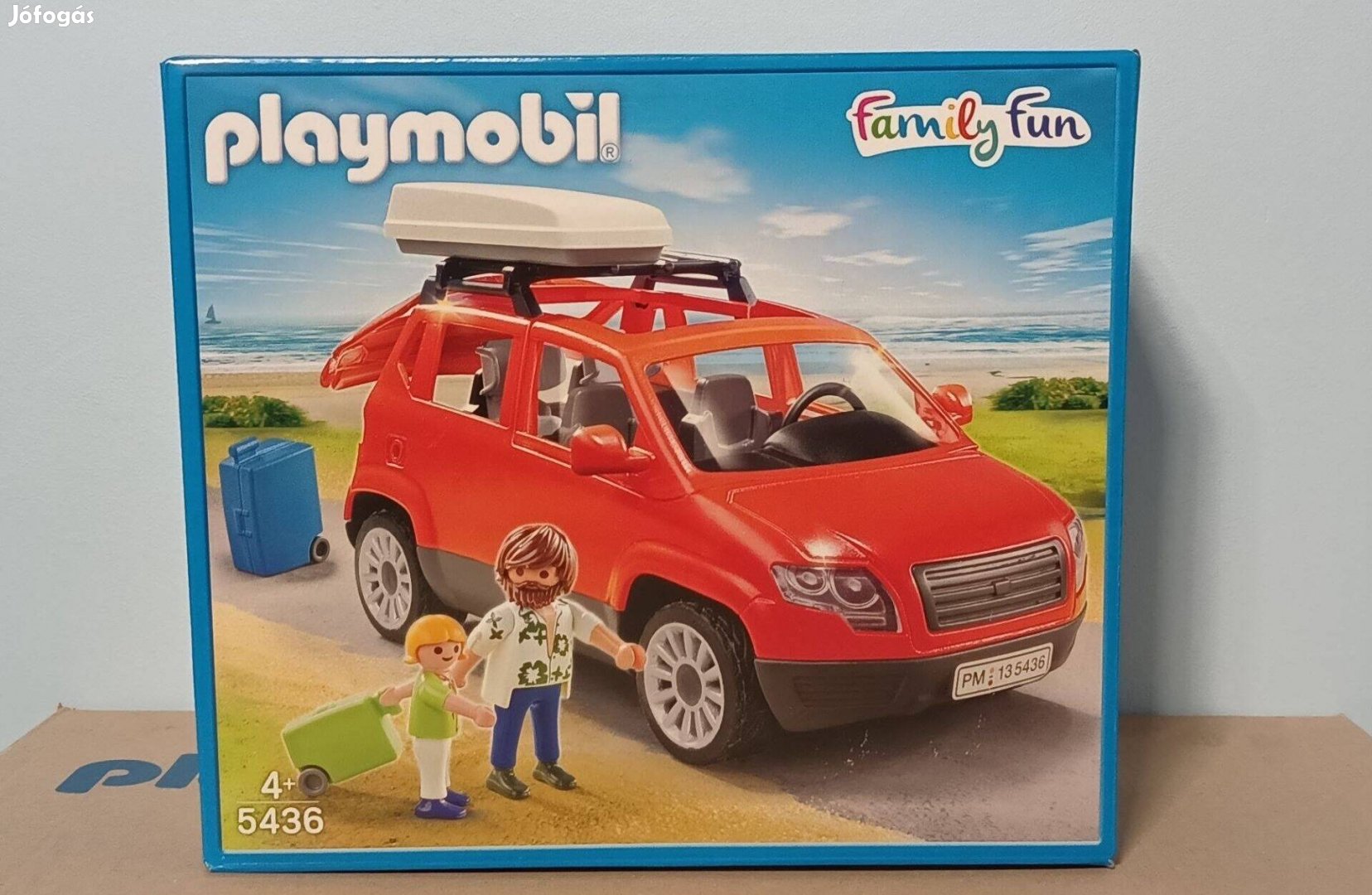 Playmobil Family Fun 5436 Tetőcsomagtartós Családi Autó Új Bontatlan