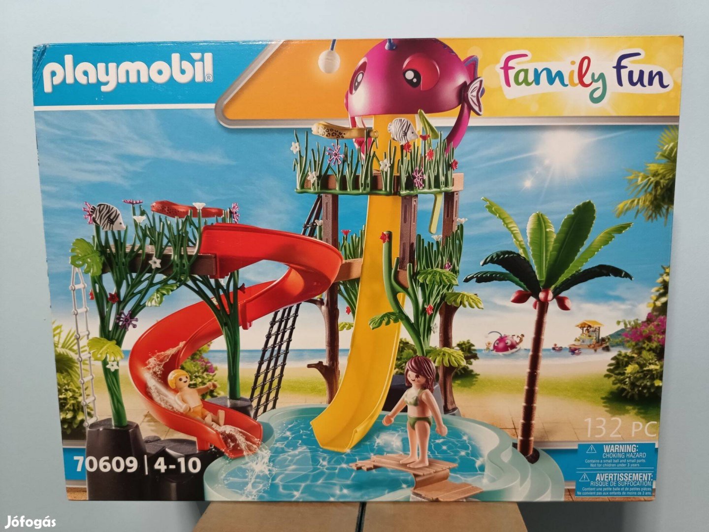 Playmobil Family Fun 70609 Aqua Park Csúszdával Új Ingy. Száll. Bp-en