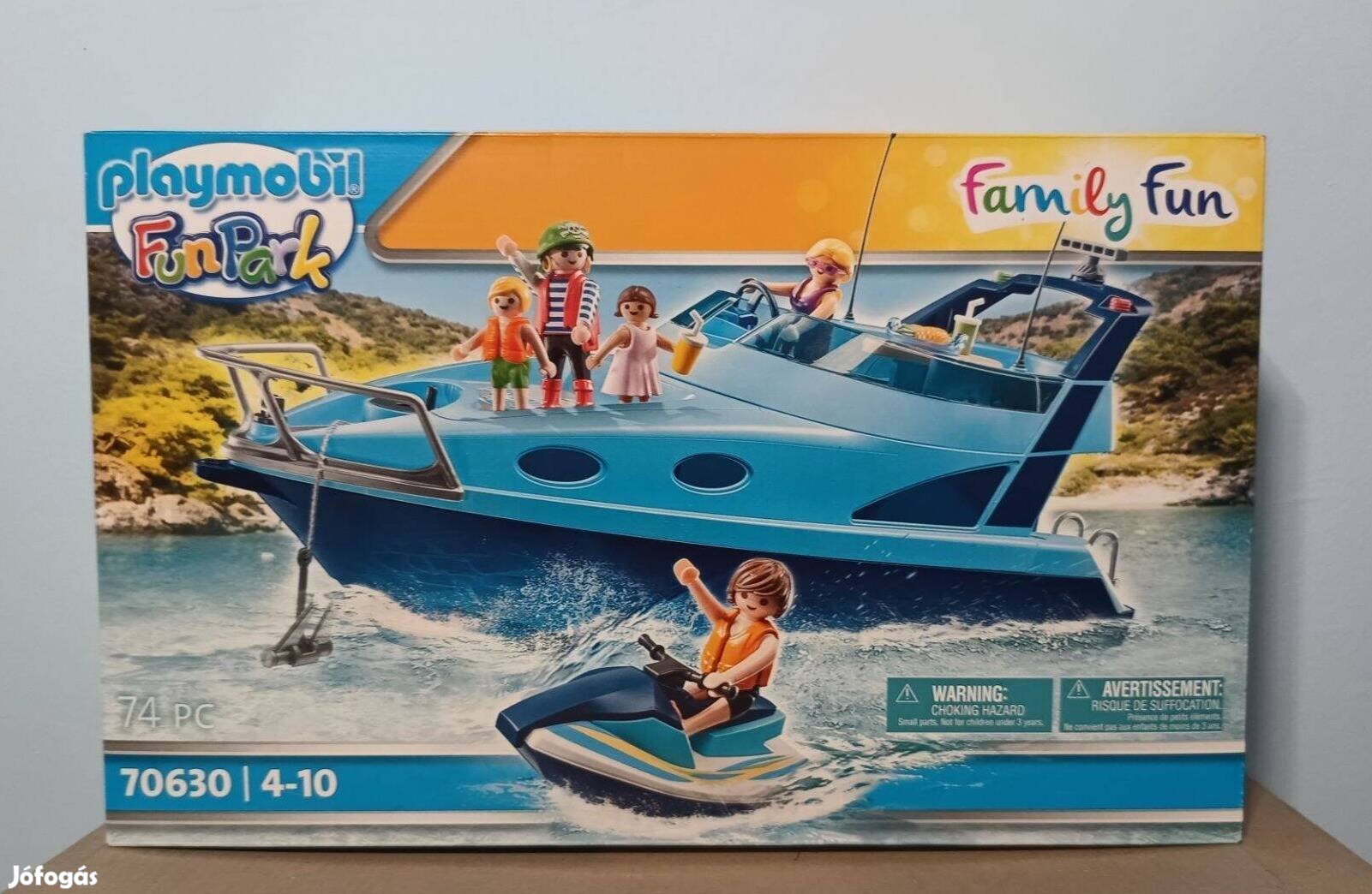 Playmobil Family Fun 70630 Kék Jacht Jetskivel Új Bontatlan