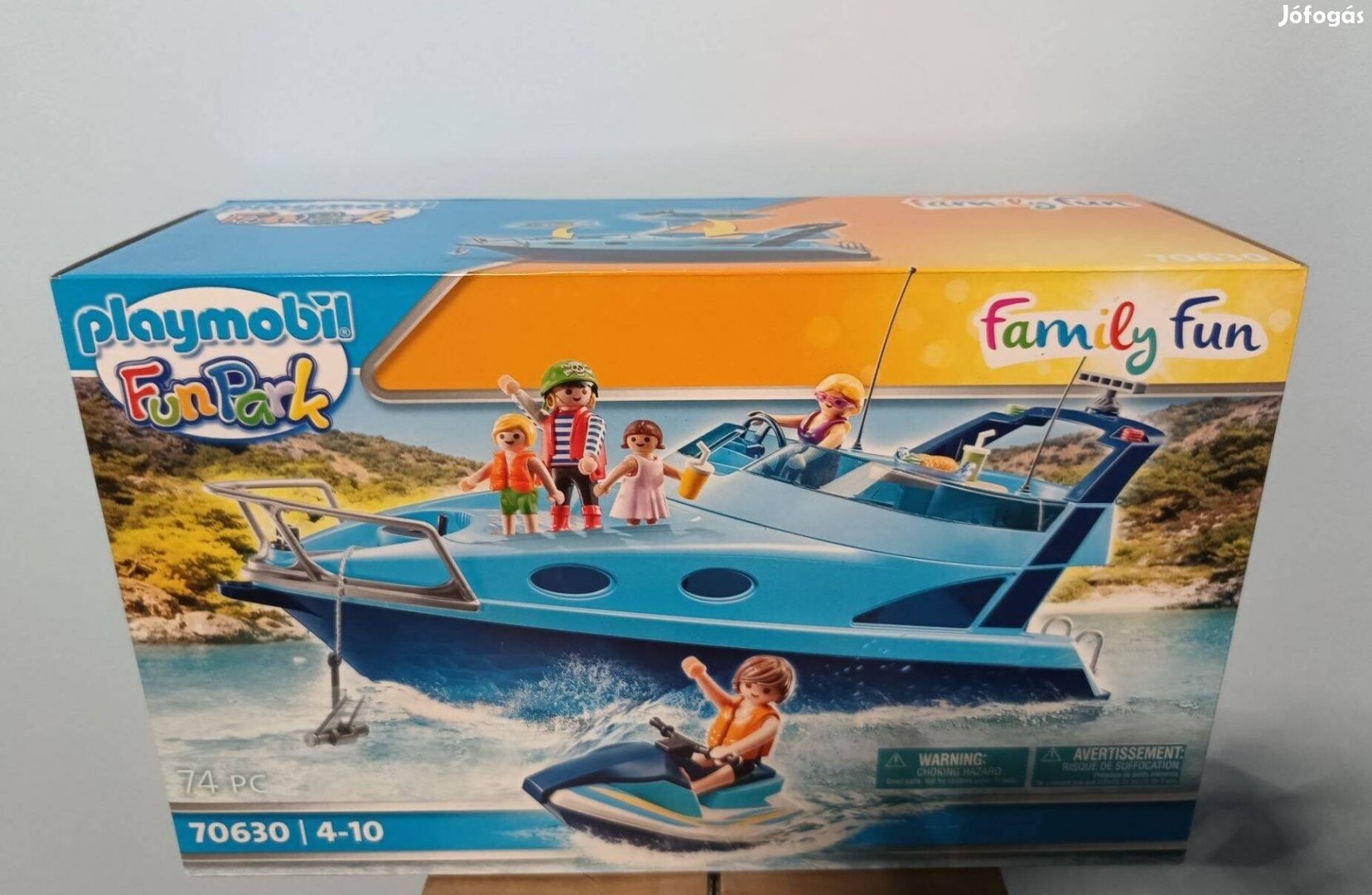 Playmobil Family Fun 70630 Kék Jacht Jetskivel Új Bontatlan