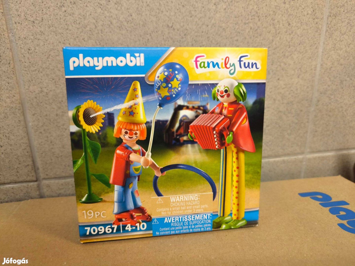 Playmobil Family Fun 70967 Cirkuszi bohócok új, bontatlan