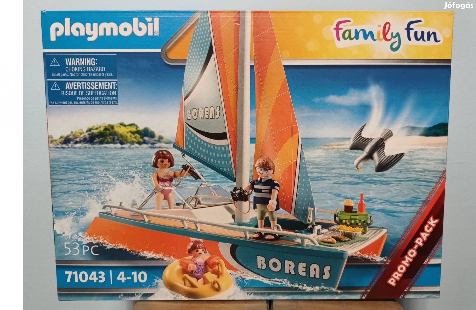 Playmobil Family Fun 71043 Katamarán Vitorláshajó Új Bontatlan
