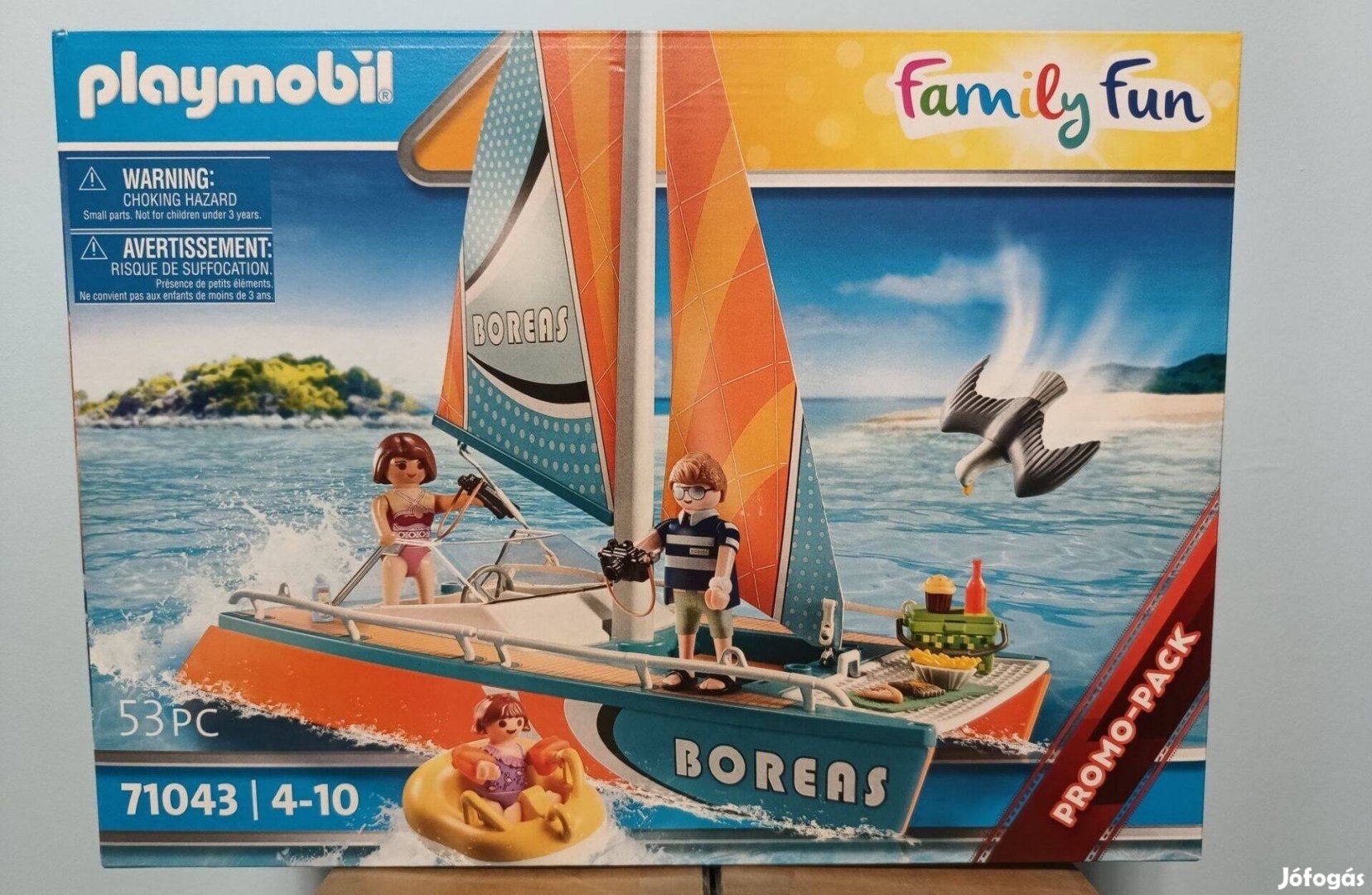 Playmobil Family Fun 71043 Katamarán Vitorláshajó Új Bontatlan