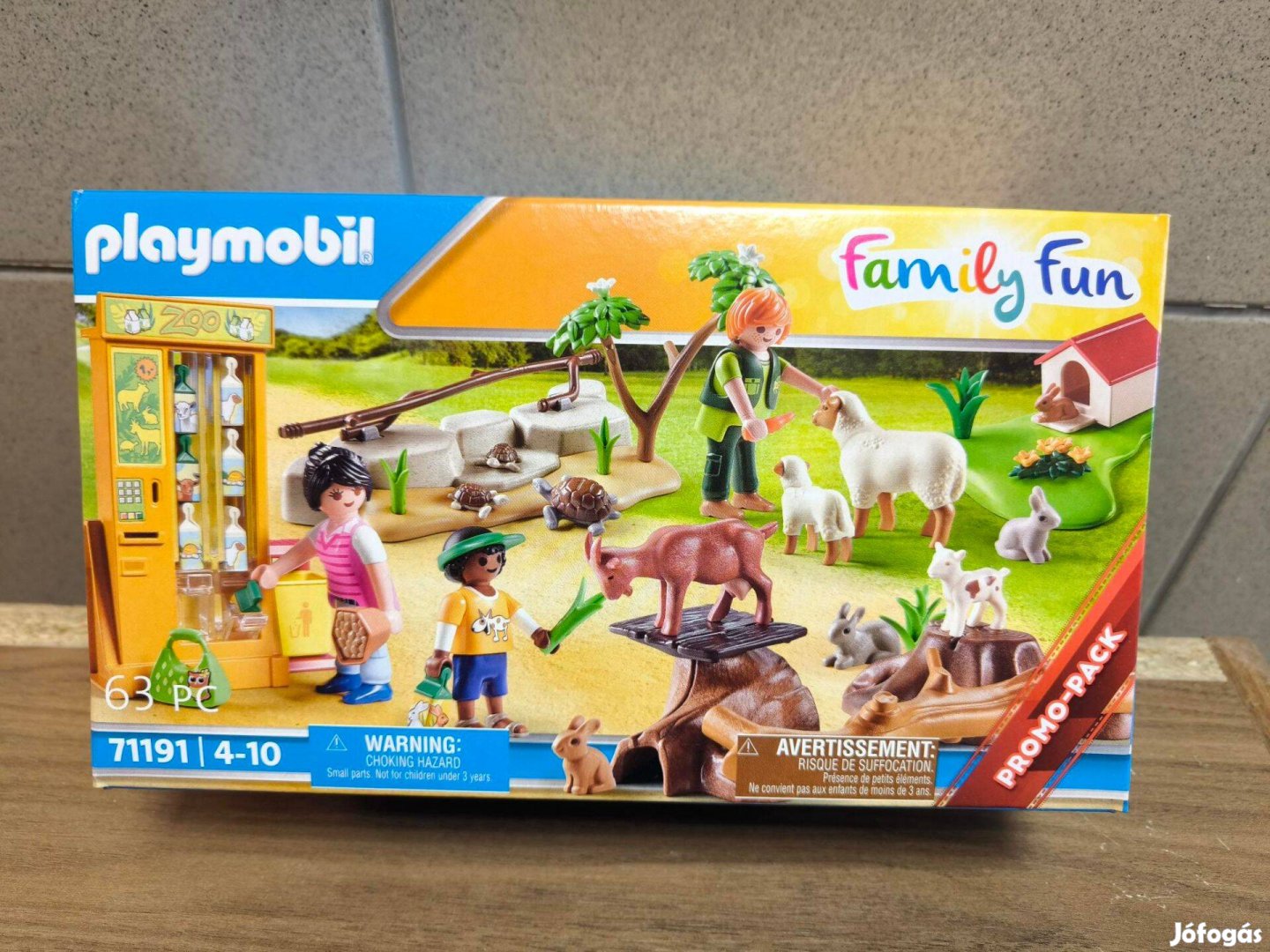 Playmobil Family Fun 71191 Állatsimogató új, bontatlan