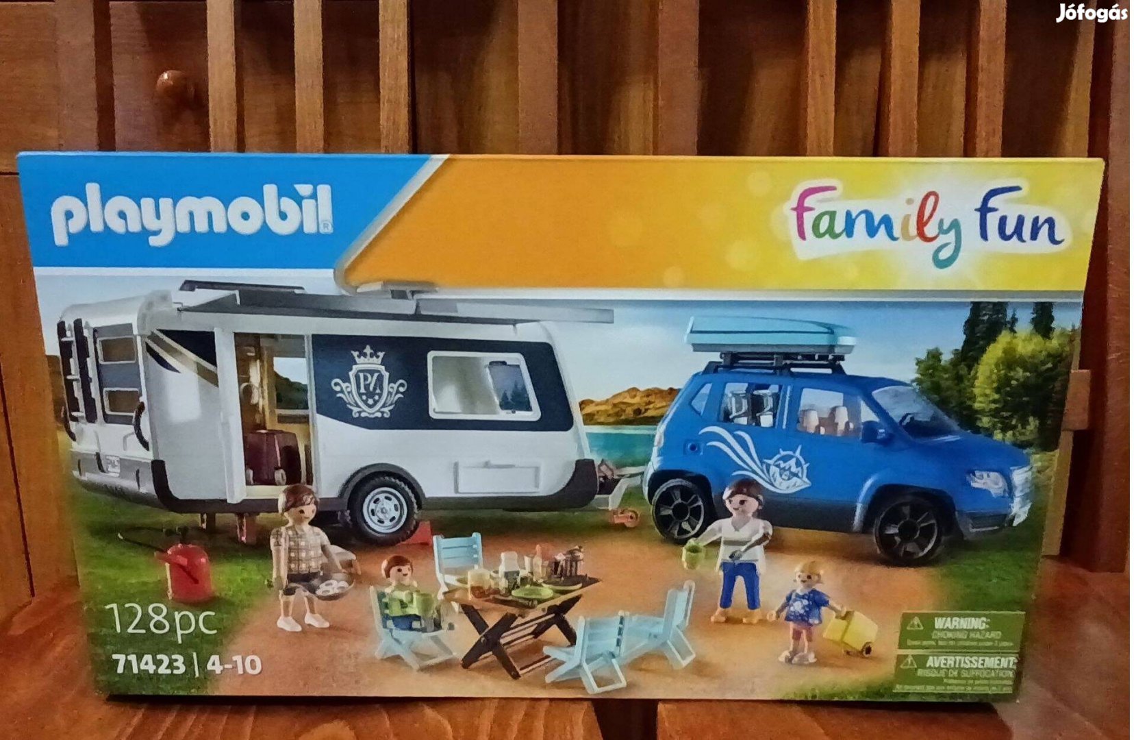 Playmobil Family Fun 71423 Lakókocsi Autóval Új Bontatlan