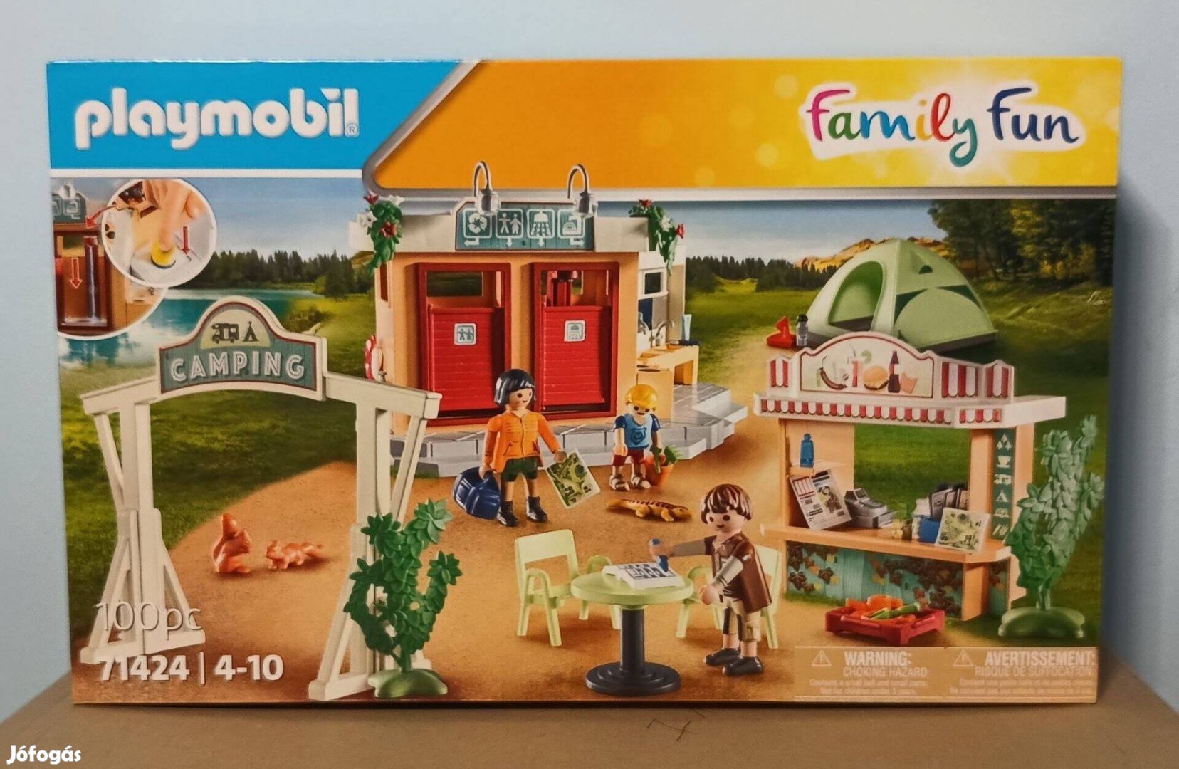 Playmobil Family Fun 71424 Kemping Új Bontatlan