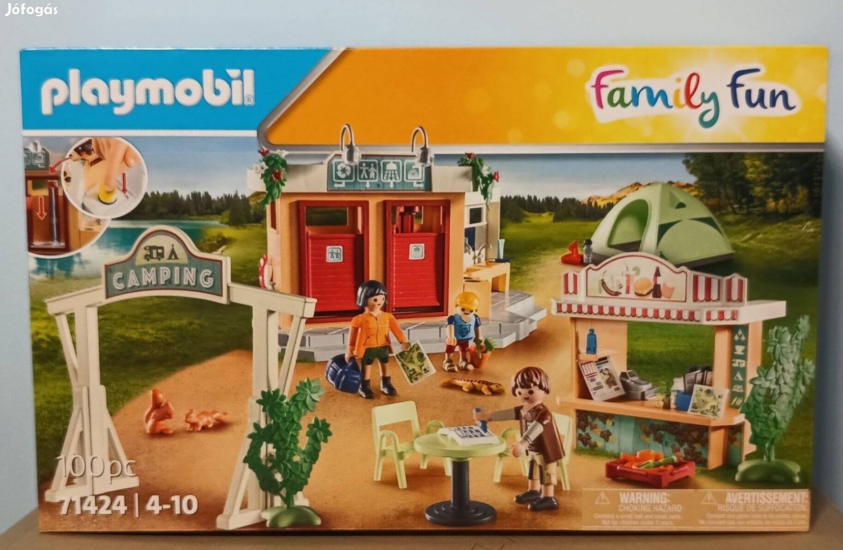 Playmobil Family Fun 71424 Kemping Új Bontatlan