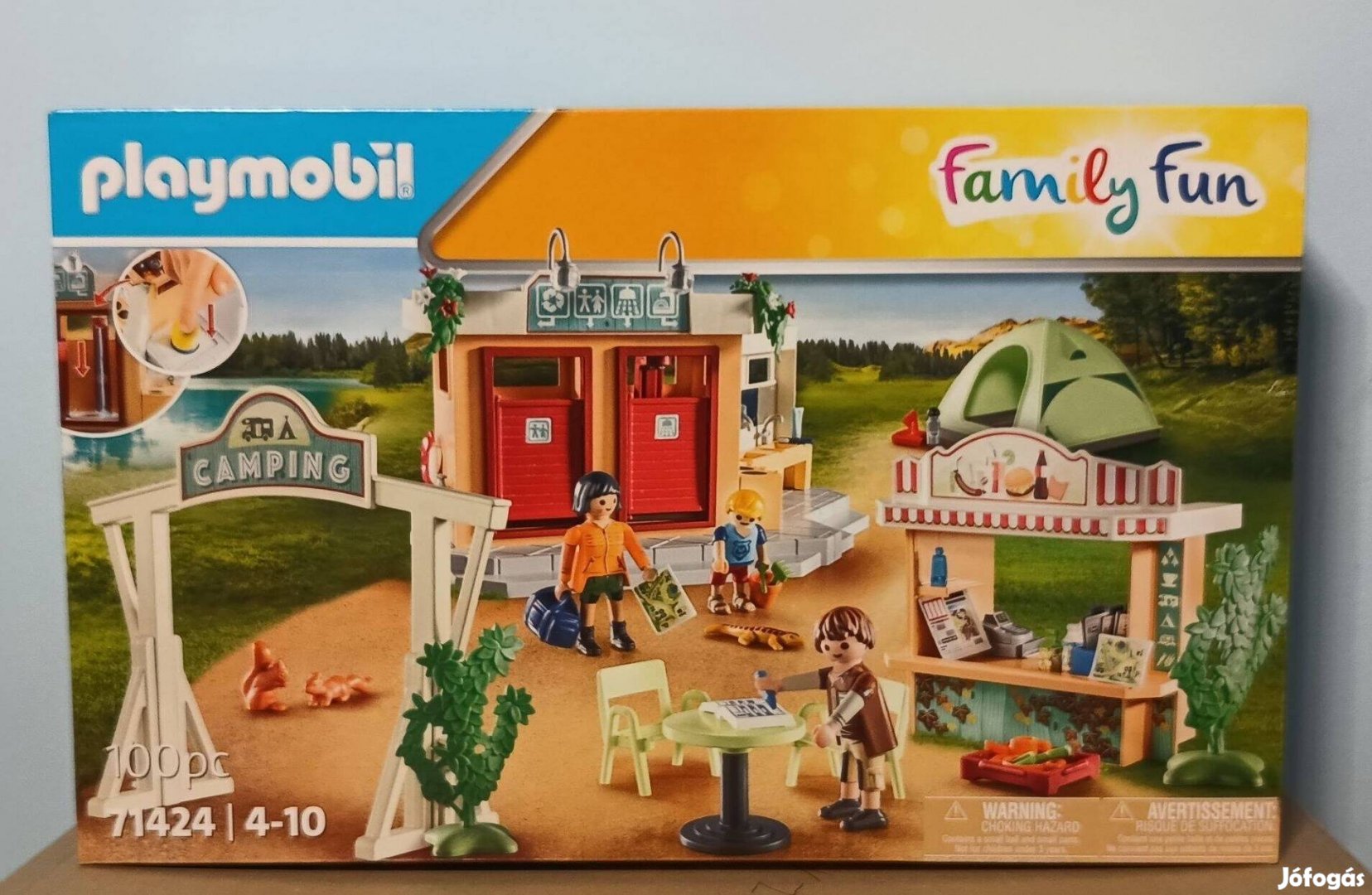 Playmobil Family Fun 71424 Kemping Új Bontatlan