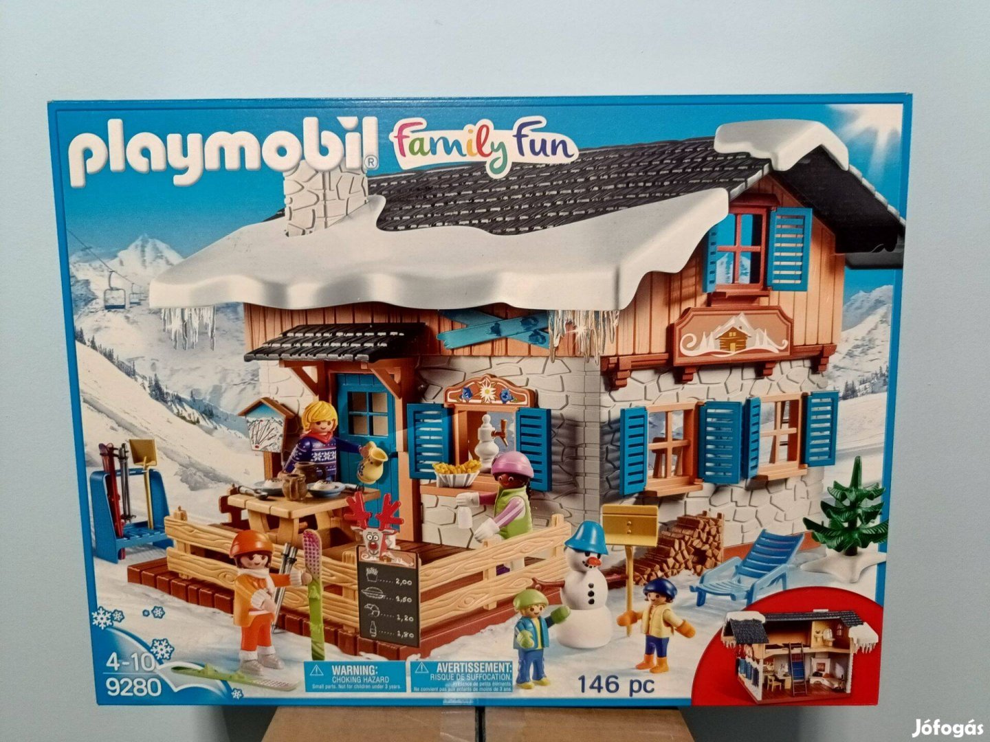 Playmobil Family Fun 9280 Síparadicsom Hütte Új Ingy. Száll. Bp-en