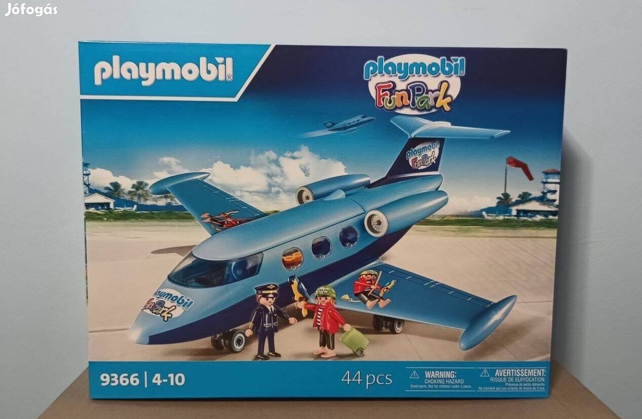 Playmobil Fun Park 9366 Kék Repülőgép Új Bontatlan