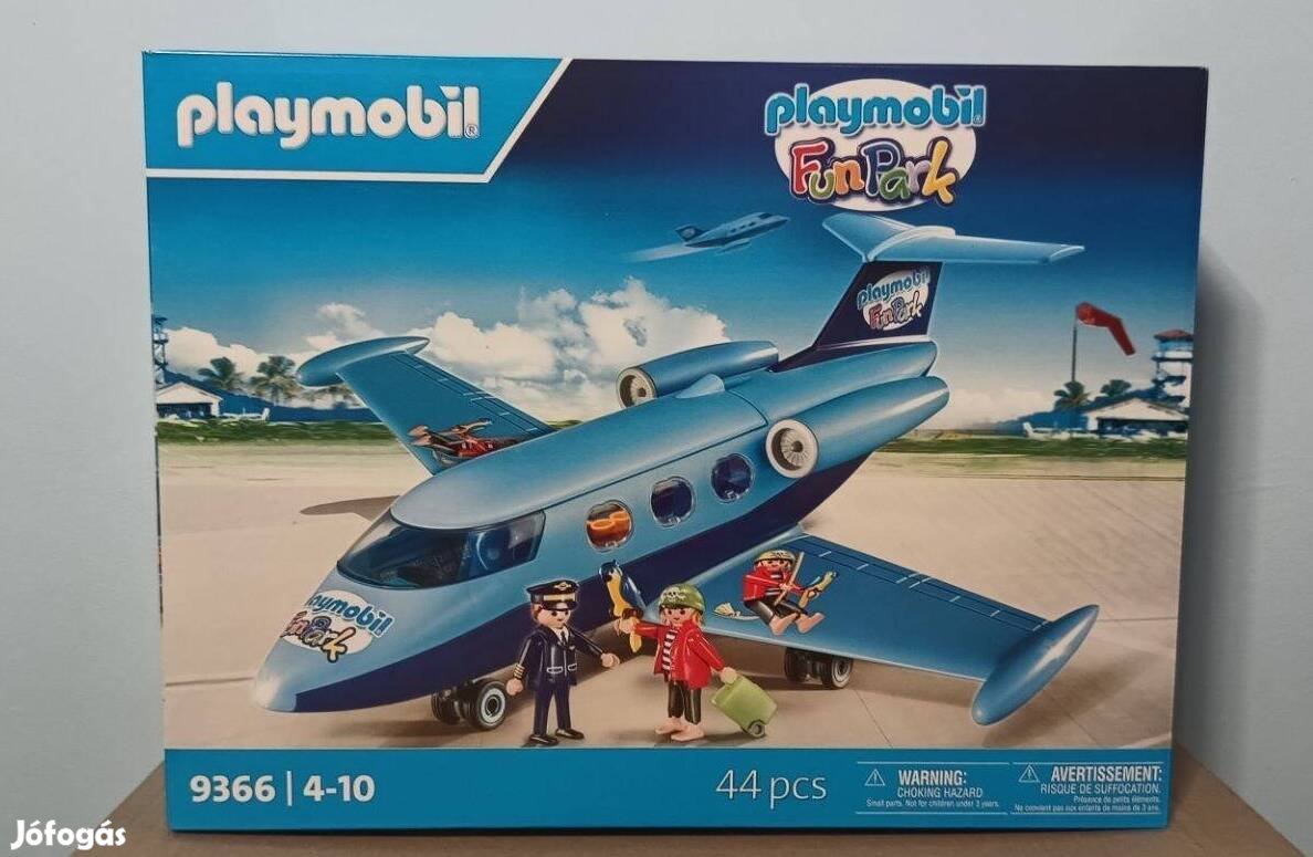 Playmobil Fun Park 9366 Kék Repülőgép Új Bontatlan