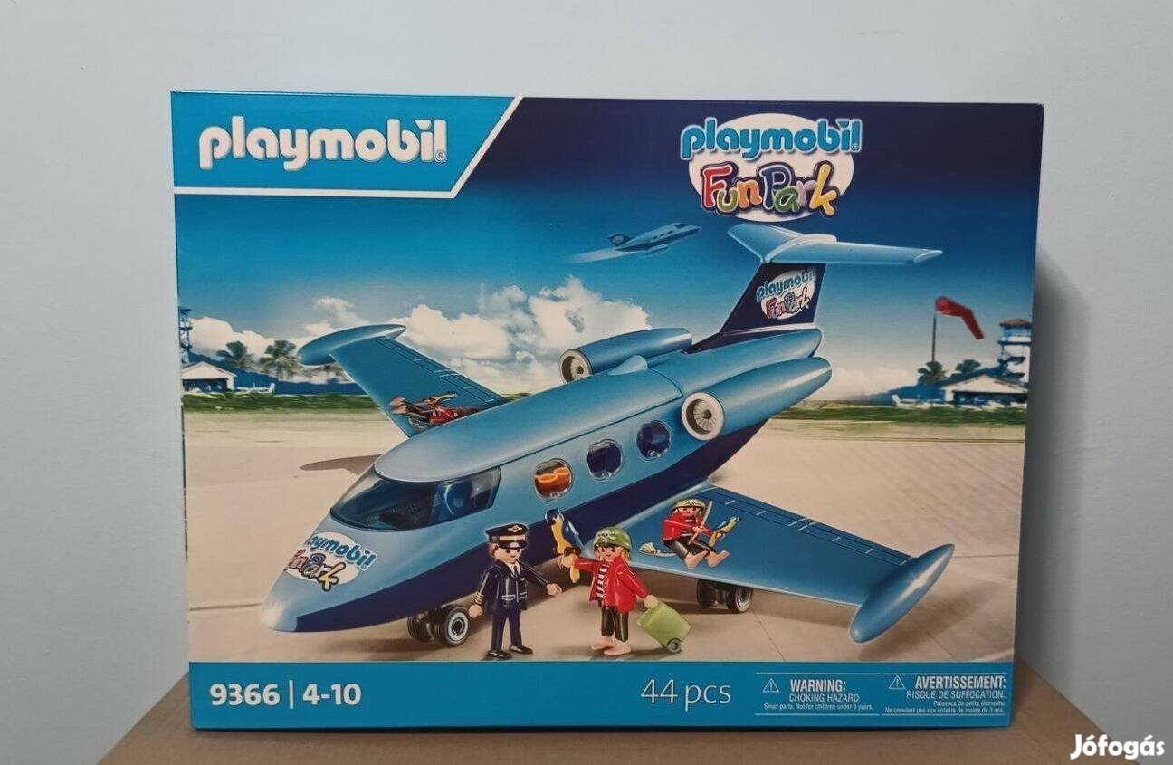 Playmobil Fun Park 9366 Kék Repülőgép Új Bontatlan