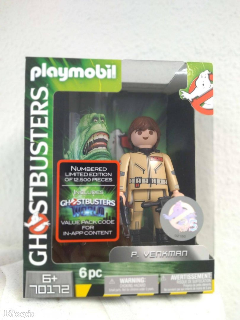 Playmobil Ghostbusters 70172 Peter Wenkman gyűjthető figura új