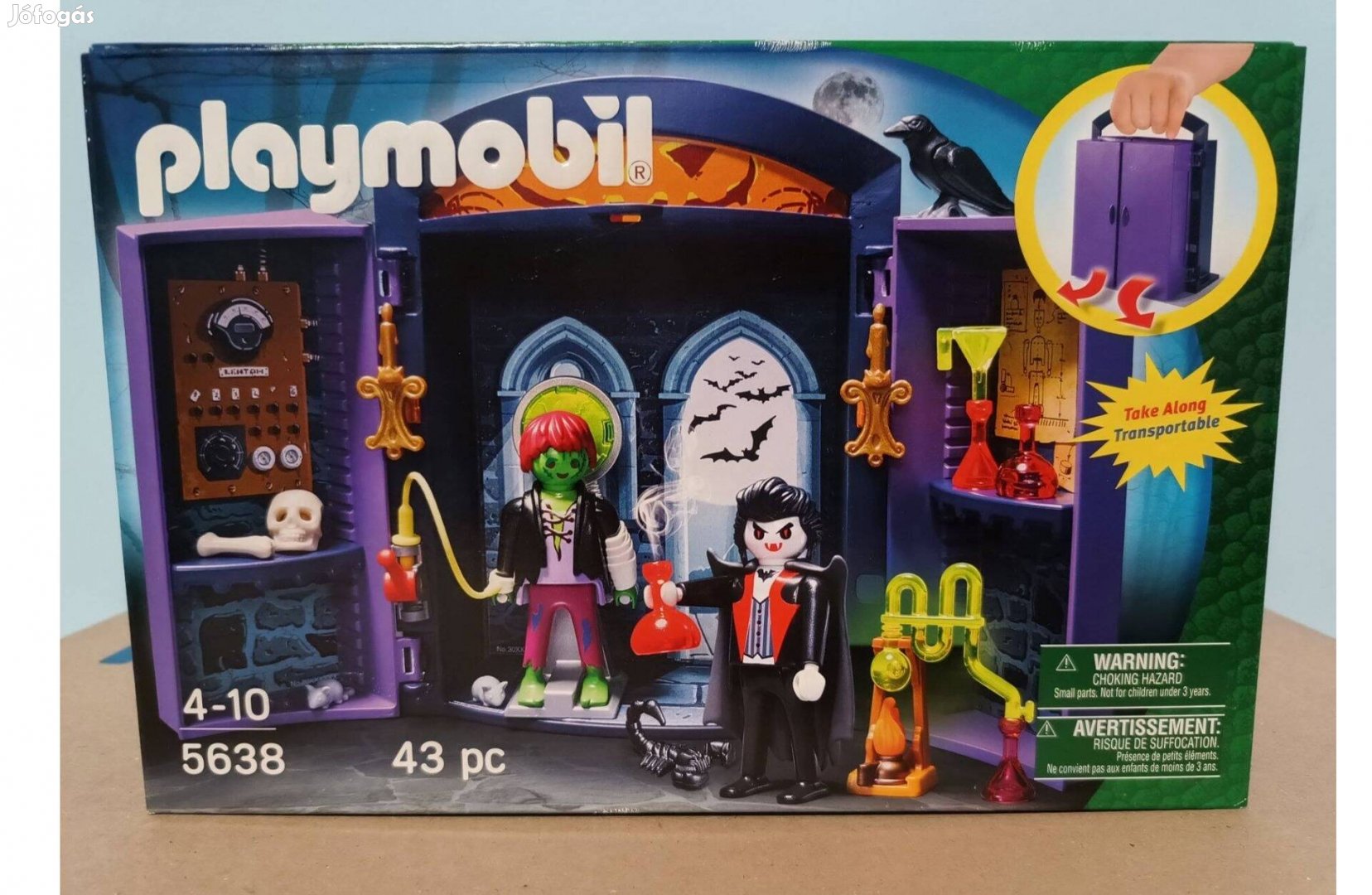 Playmobil Halloween 5638 Hordozható Rémkastély Új Bontatlan