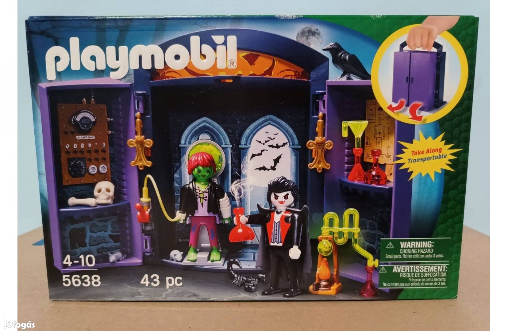 Playmobil Halloween 5638 Hordozható Vámpír Rémkastély Új Bontatlan