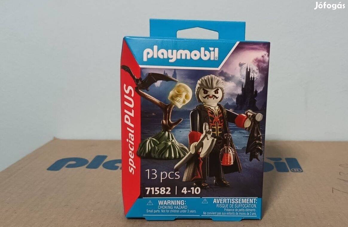 Playmobil Halloween 71582 Vámpír Denevérrel Új Bontatlan