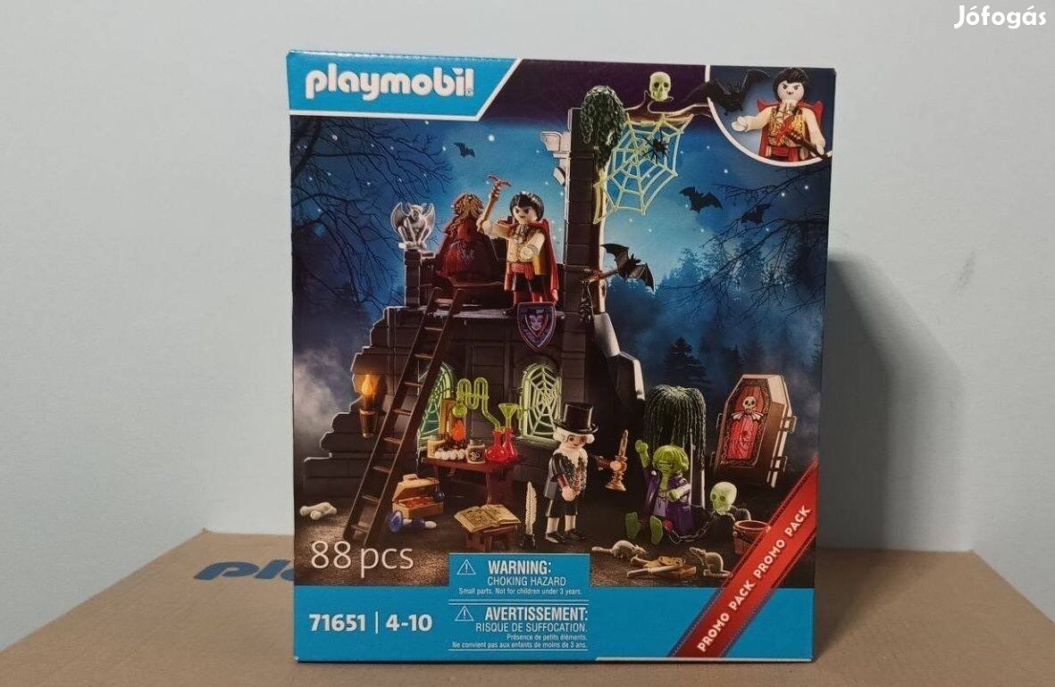 Playmobil Halloween 71651 Kísértetjárta Romok Vámpír Frankestein Új