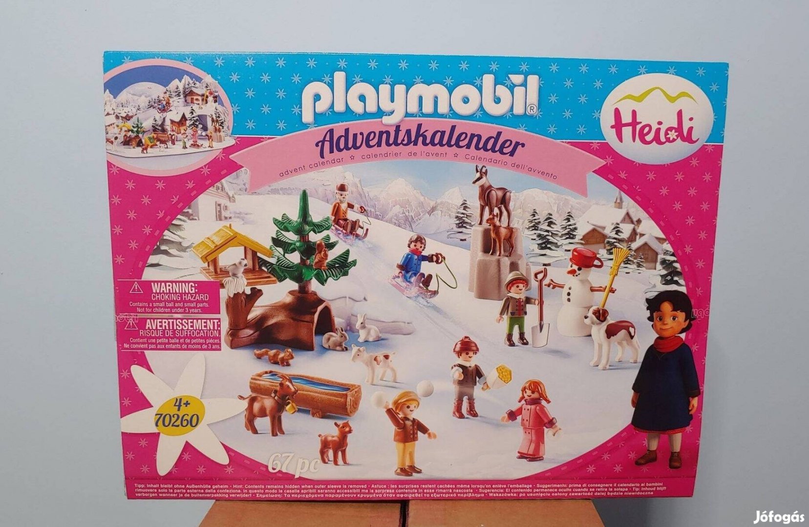 Playmobil Heidi 70260 Karácsonyi Adventi Naptár Új Bontatlan