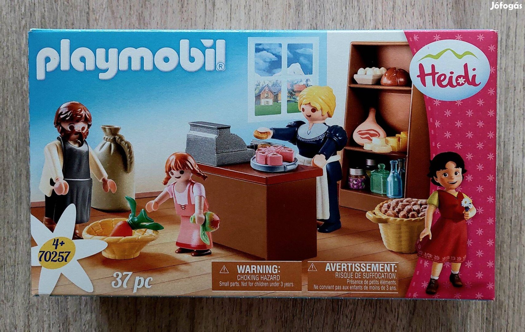 Playmobil Heidii 70257 A Keller család falusi boltja új, bontatlan