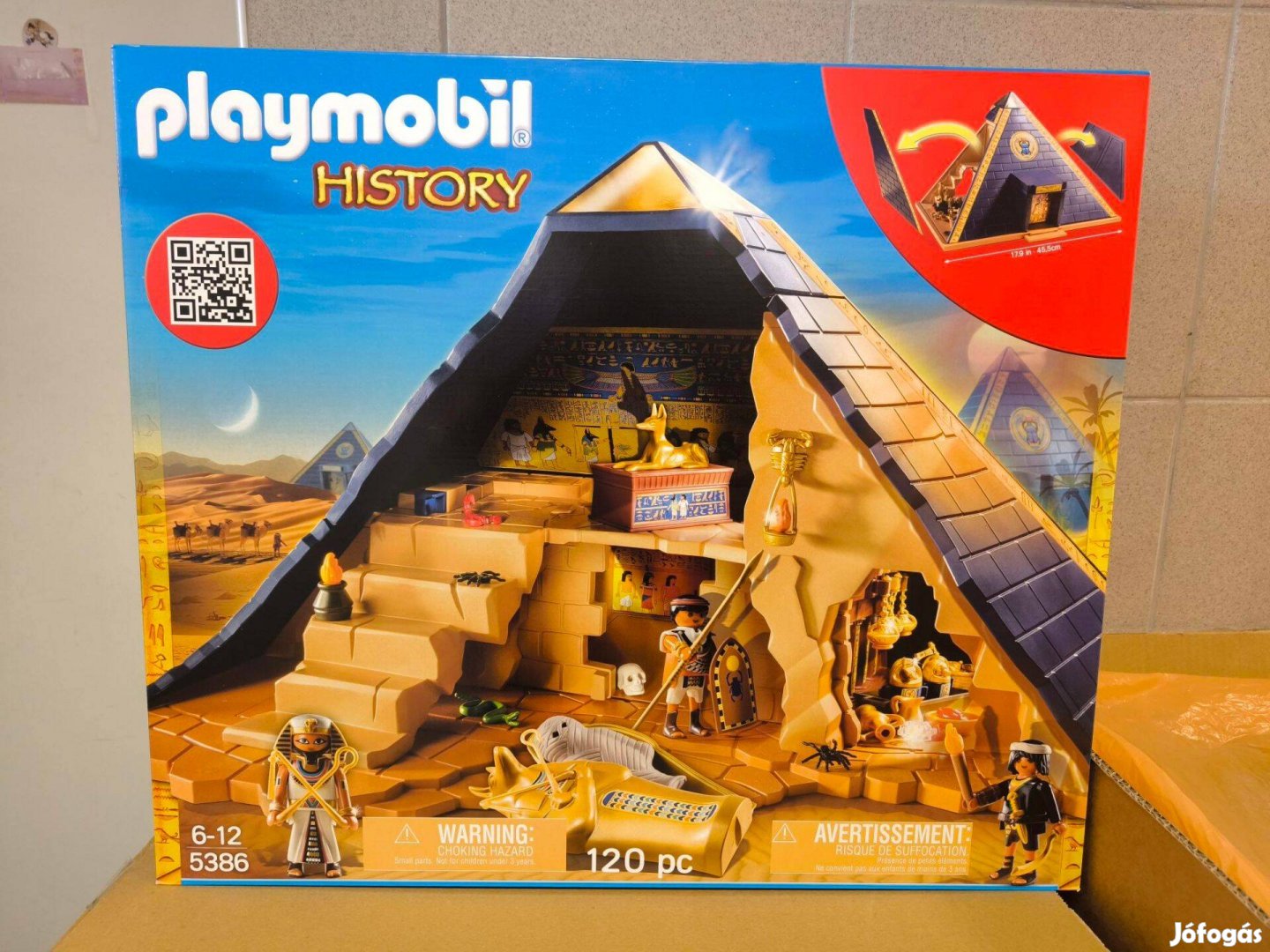 Playmobil History 5386 A Fáraó rejtélyes piramisa új, bontatlan