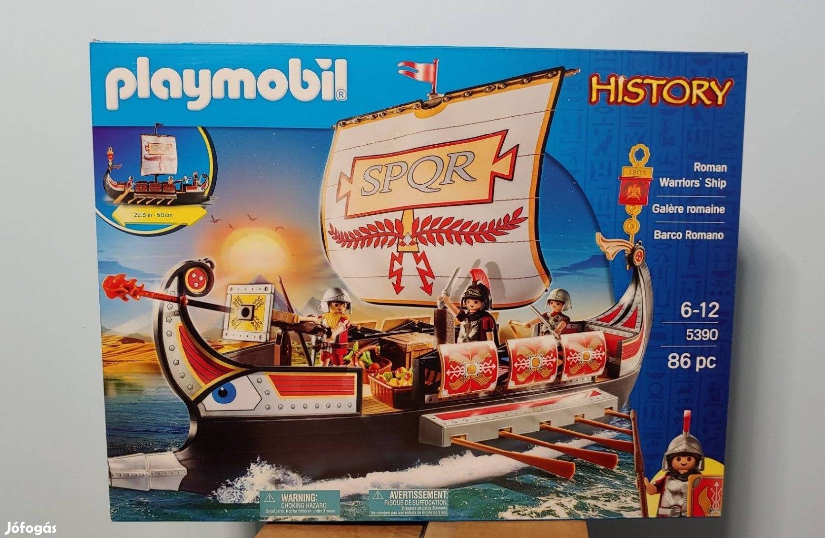 Playmobil History 5390 Római Hadihajó Új Bontatlan