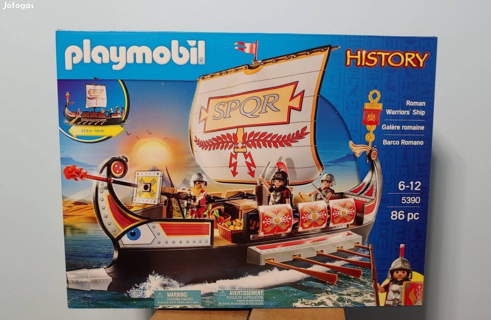 Playmobil History 5390 Római Hadihajó Új Bontatlan