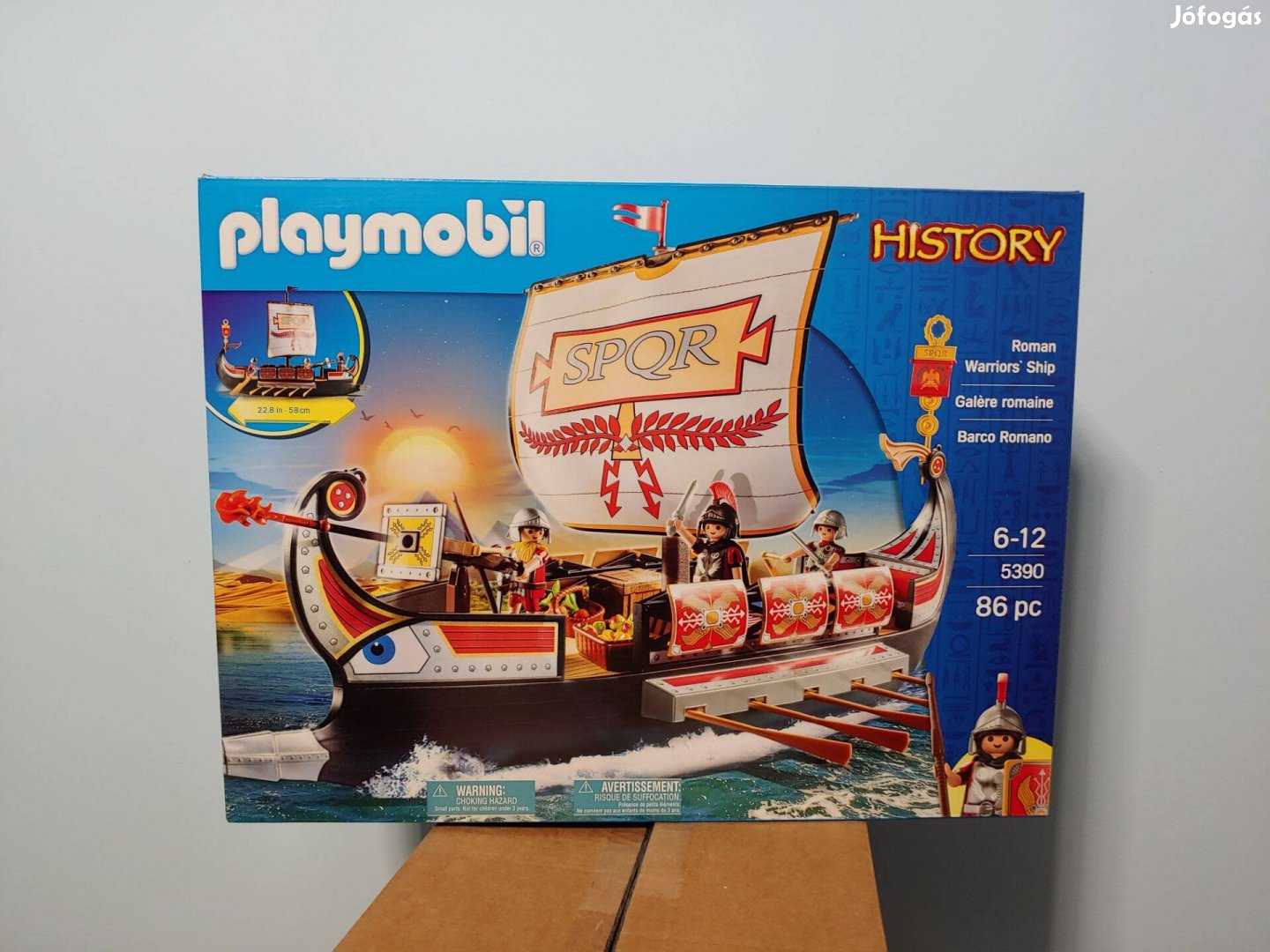 Playmobil History 5390 Római Hadihajó Új Ingy. Száll. Bp-en