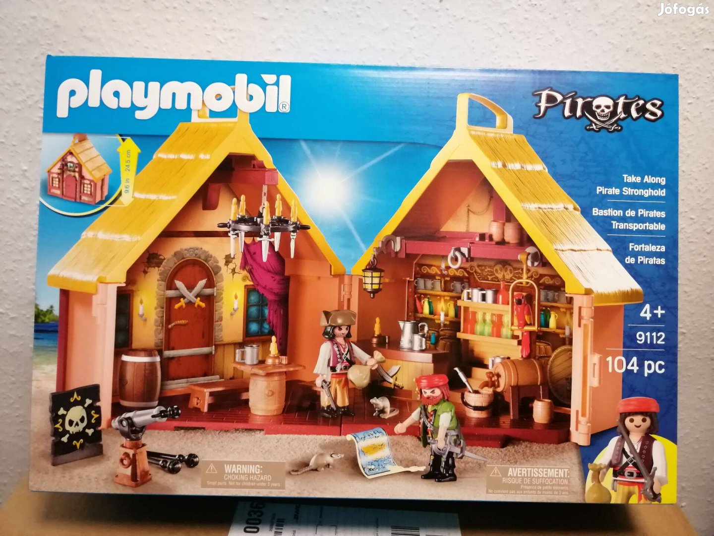 Playmobil Kalózos 9112 Hordozható Kalóz Pub új, bontatlan