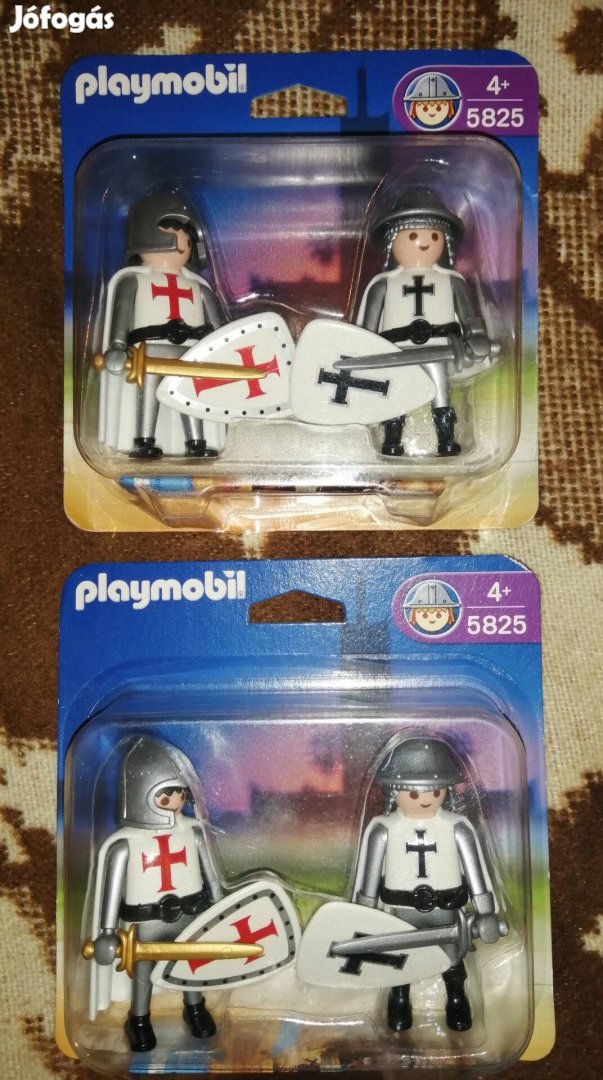 Playmobil Keresztes lovagok. 2 Bliszter! Ritka! 