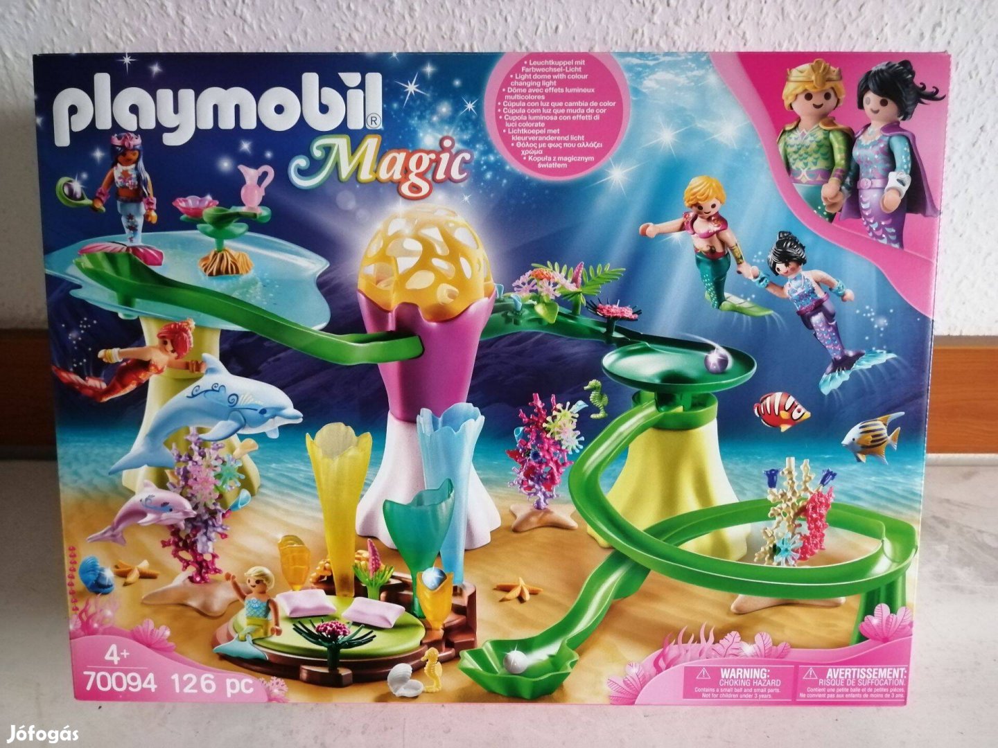 Playmobil Magic 70094 Korall játékszett világító kupolával új