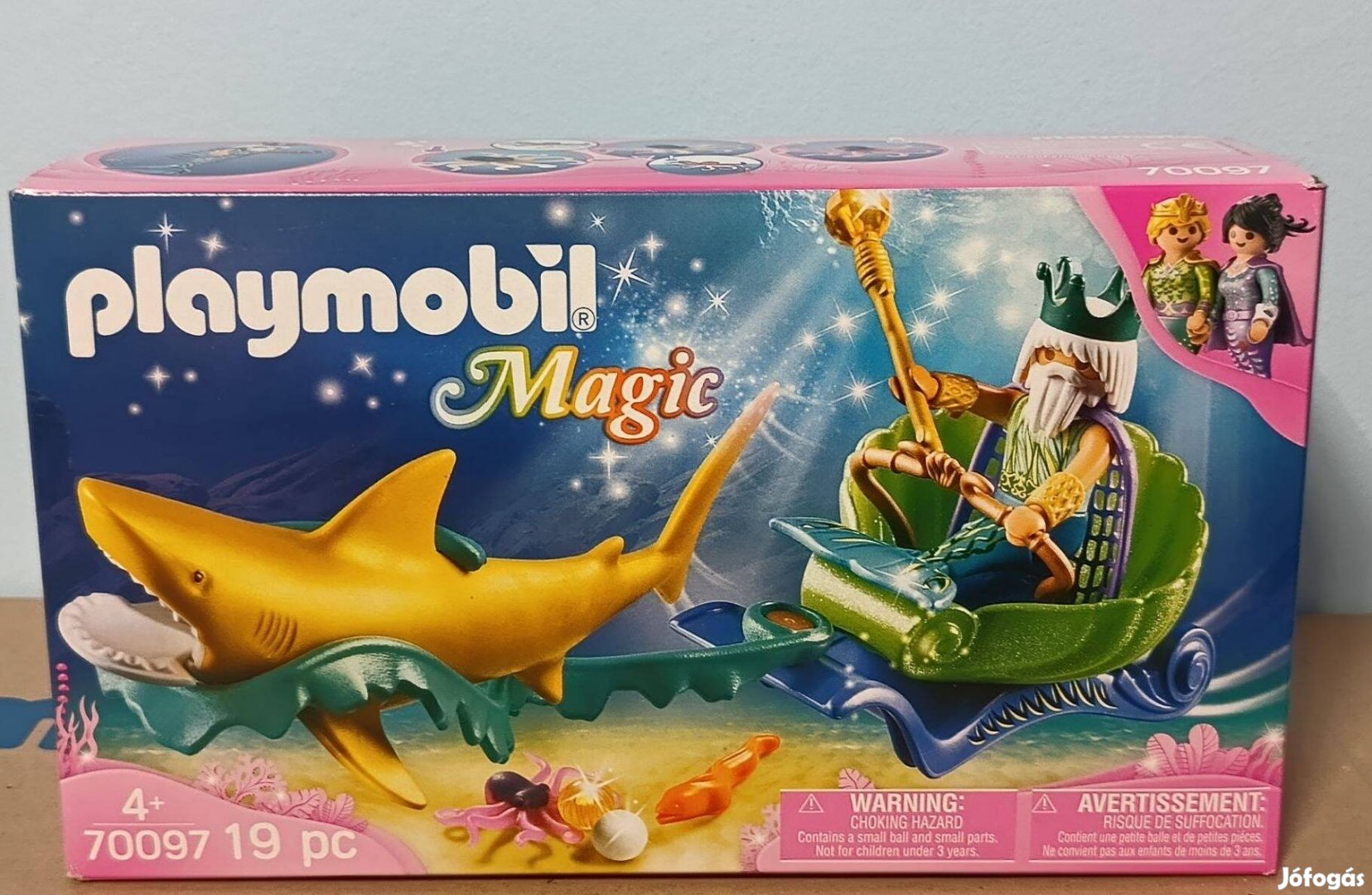 Playmobil Magic 70097 Tenger Királya Cápafogakkal Új Bontatlan