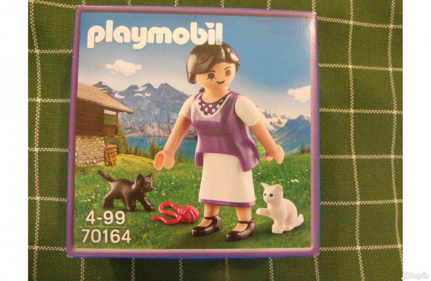 Playmobil Milka bontatlan 70164 Hölgy cicákkal cica macska