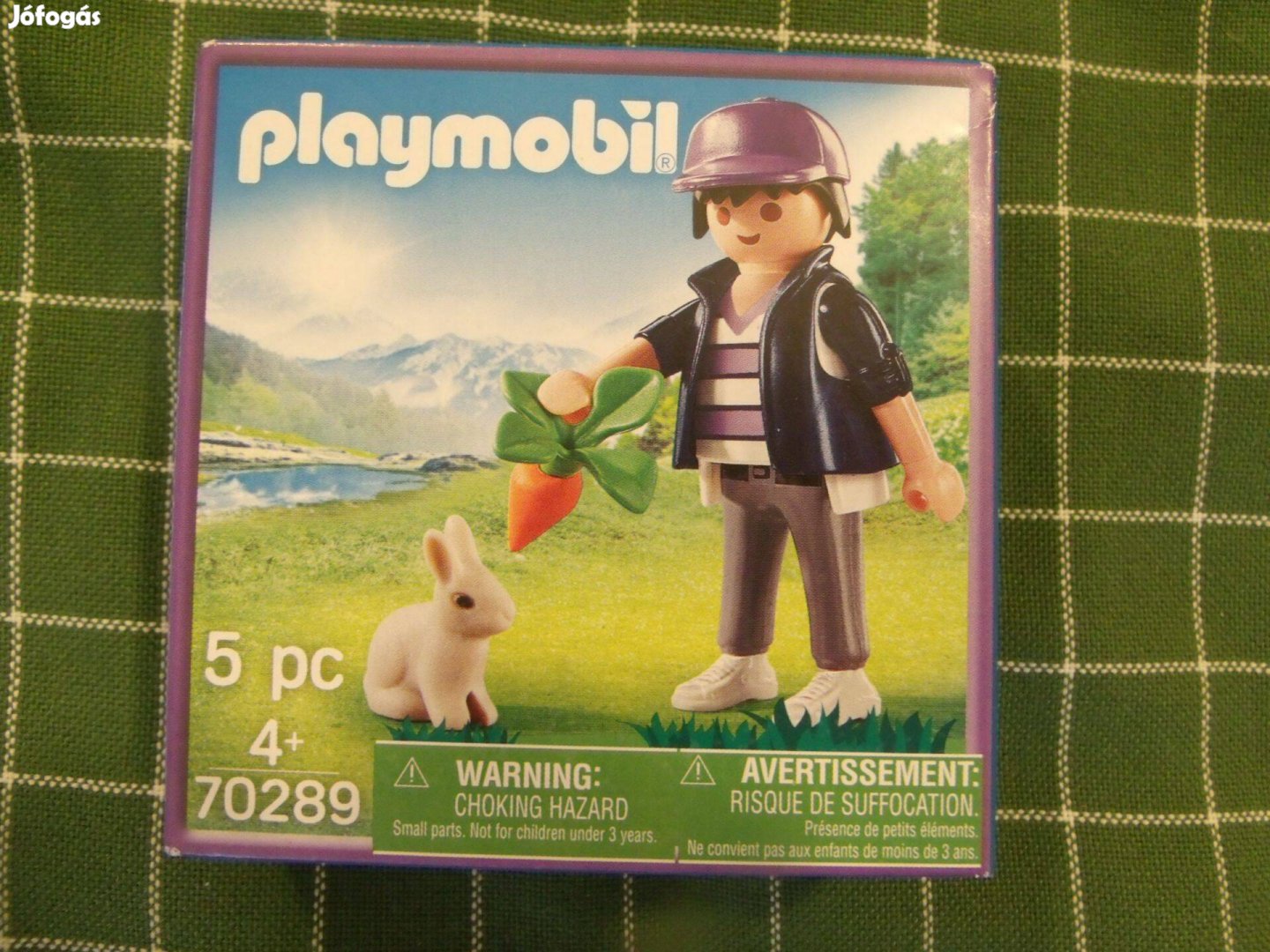 Playmobil Milka limitált bontatlan 70289 Fiú nyuszival nyúl nyuszi