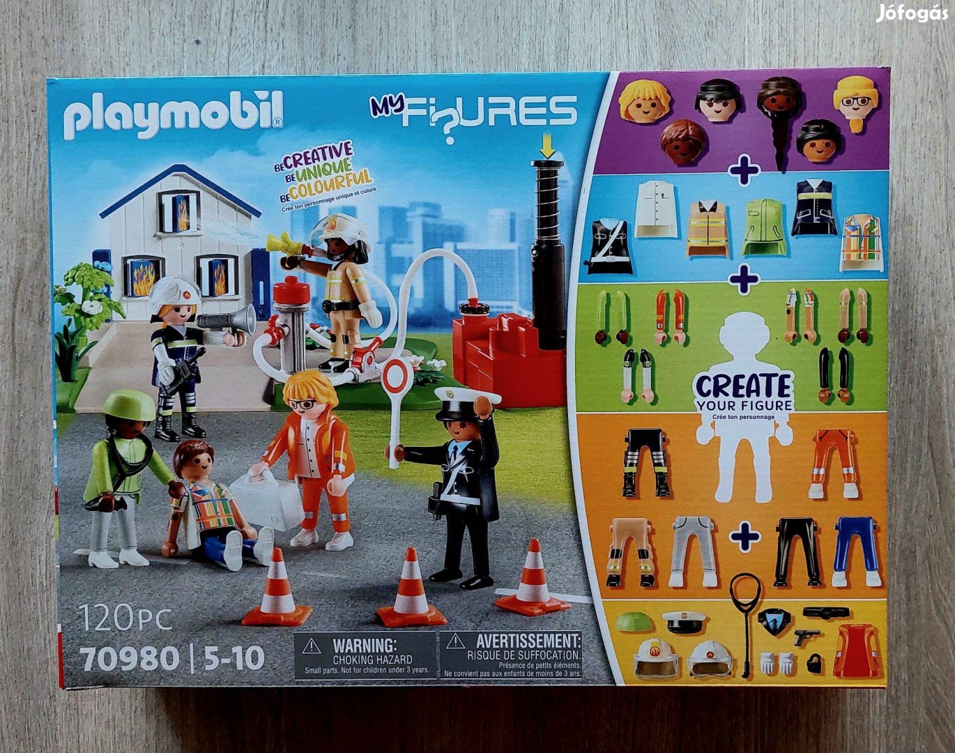 Playmobil My Figures 70980 Mentőakció új, bontatlan