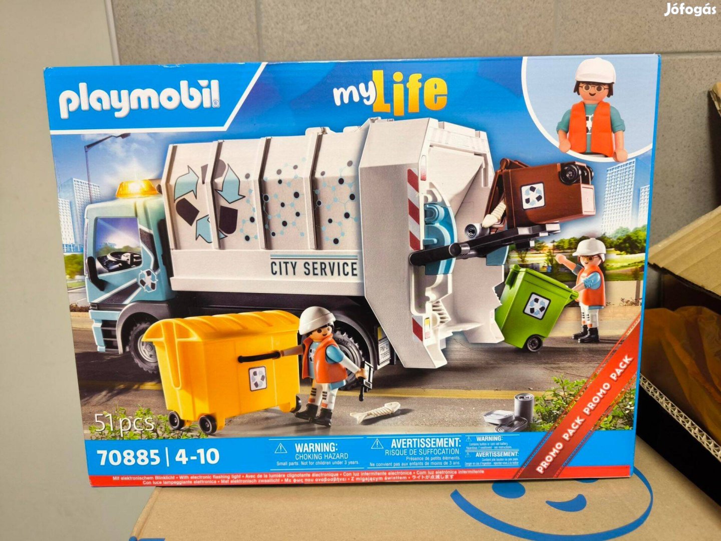 Playmobil My Life 70885 Kukásautó fényekkel új, bontatlan