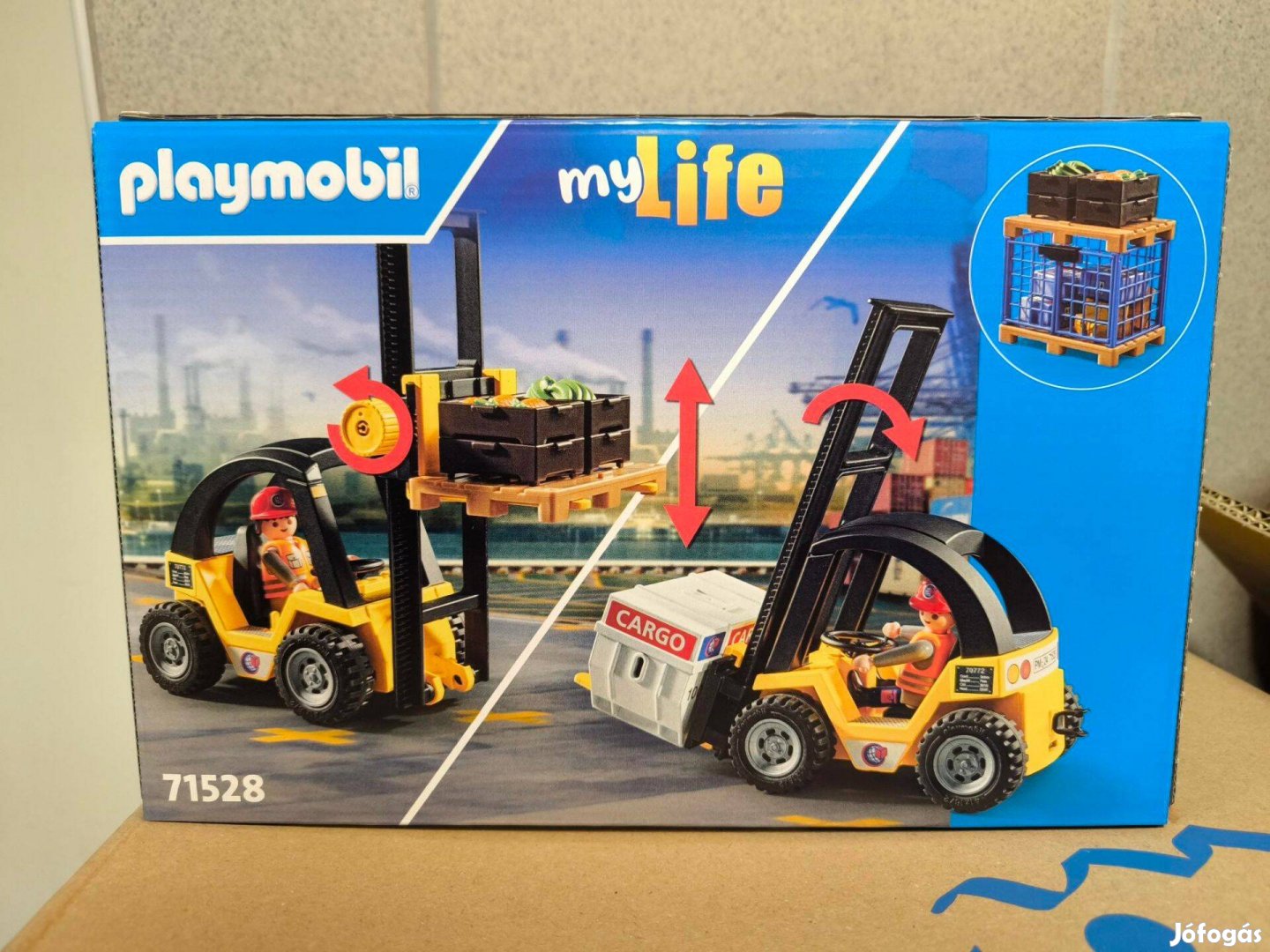 Playmobil My Life 71528 Targonca rakománnyal új, bontatlan