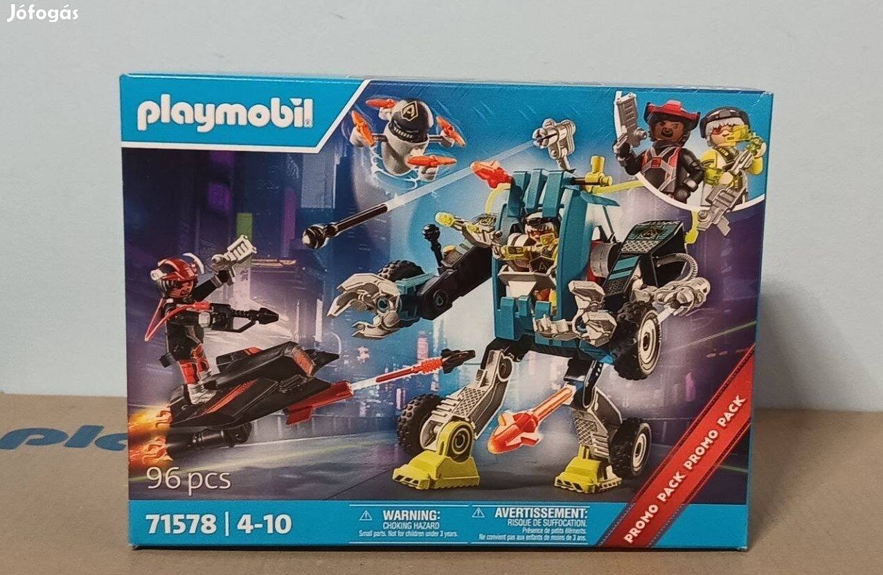 Playmobil My Life 71578 Harci Robot vs Repülőgép Csatája Új