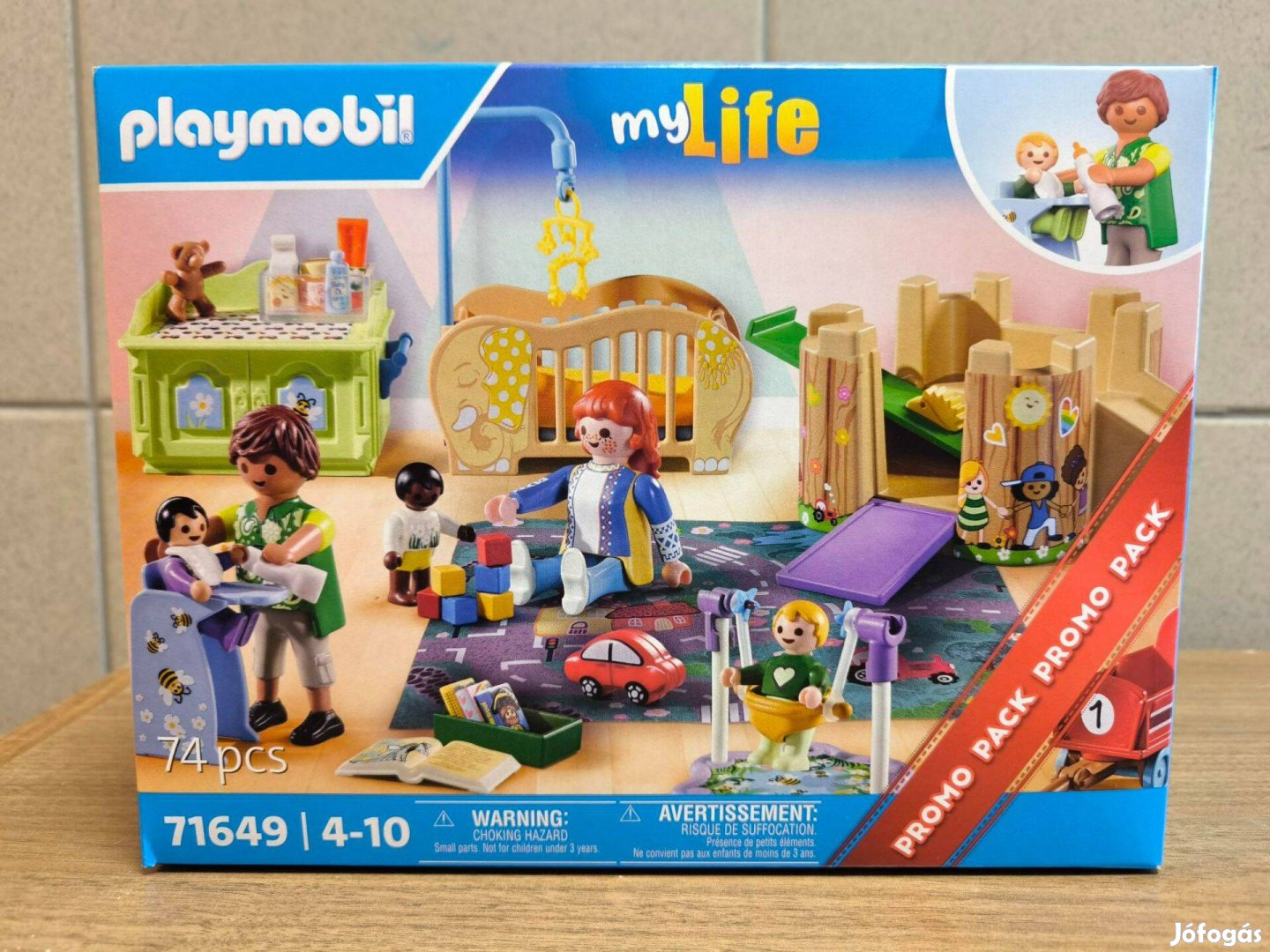 Playmobil My Life 71649 Bölcsis csoport új, bontatlan