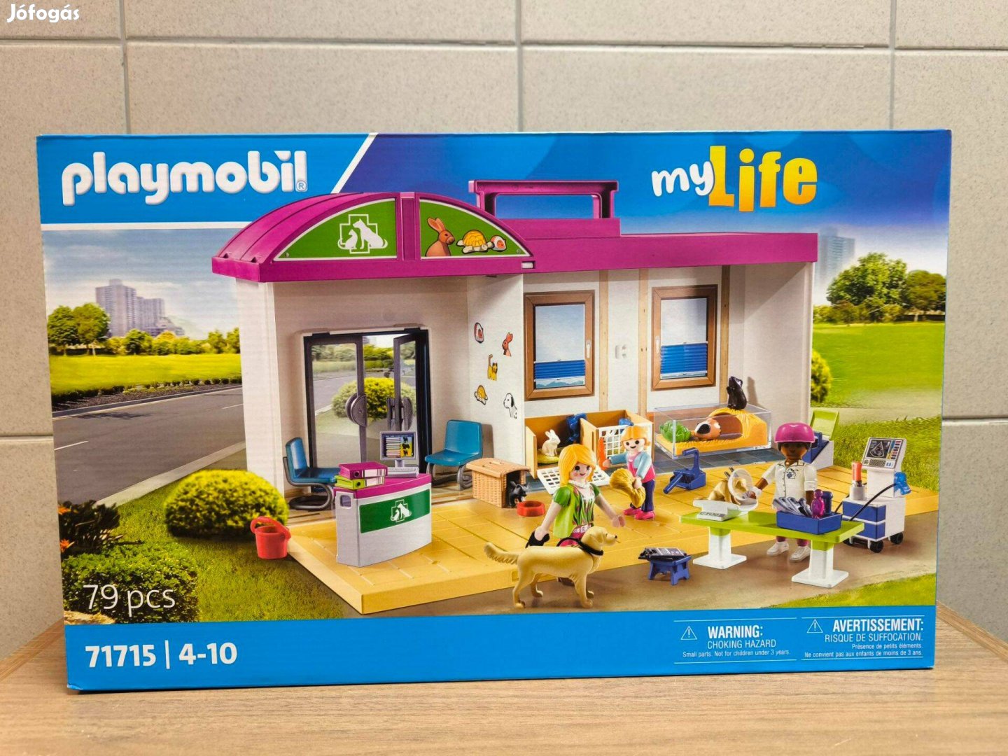 Playmobil My Life 71715 Hordozható állatorvosi rendelő új, bontatlan