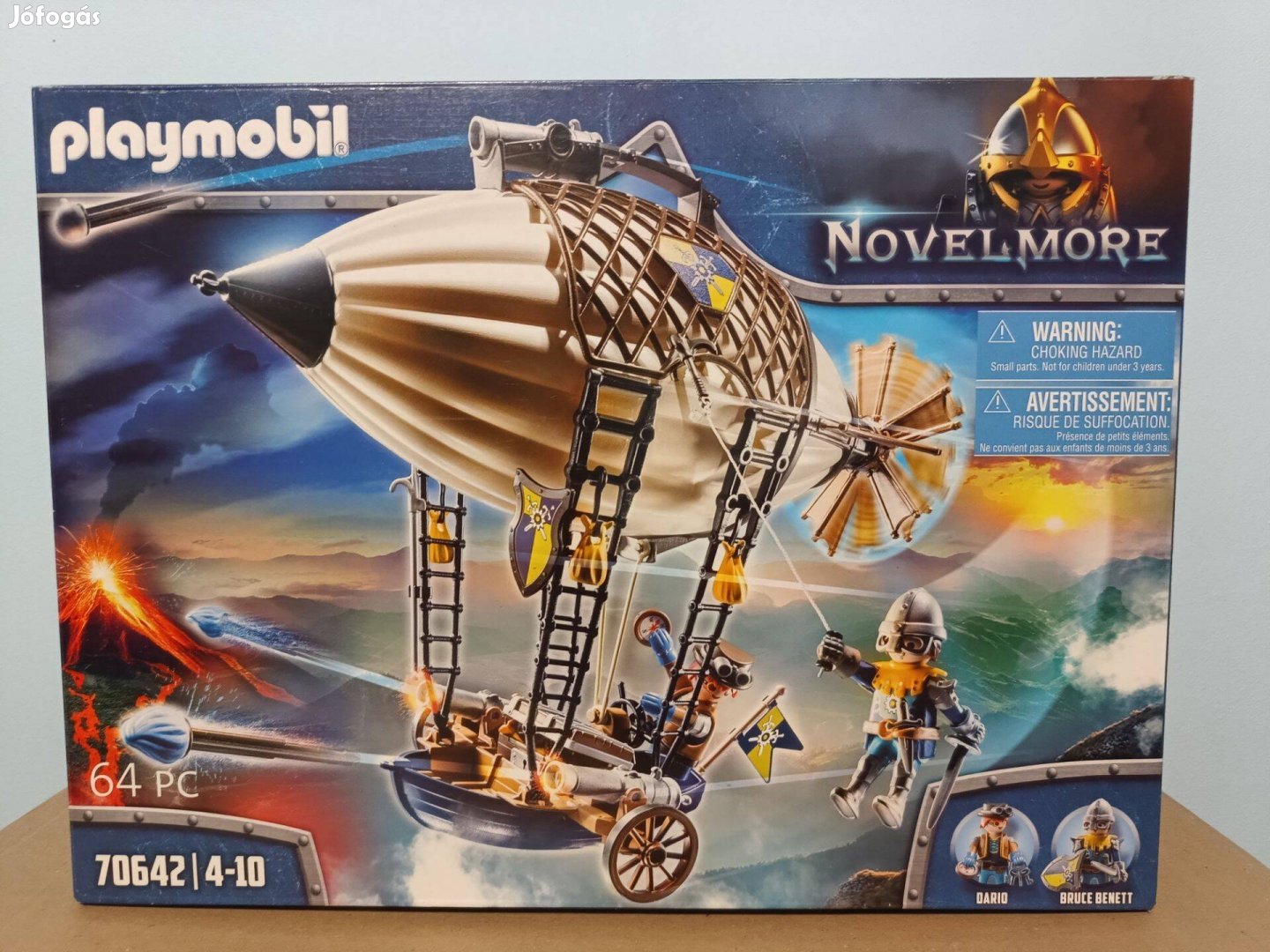 Playmobil Novelmore 70642 Dario Léghajója Új Bontatlan
