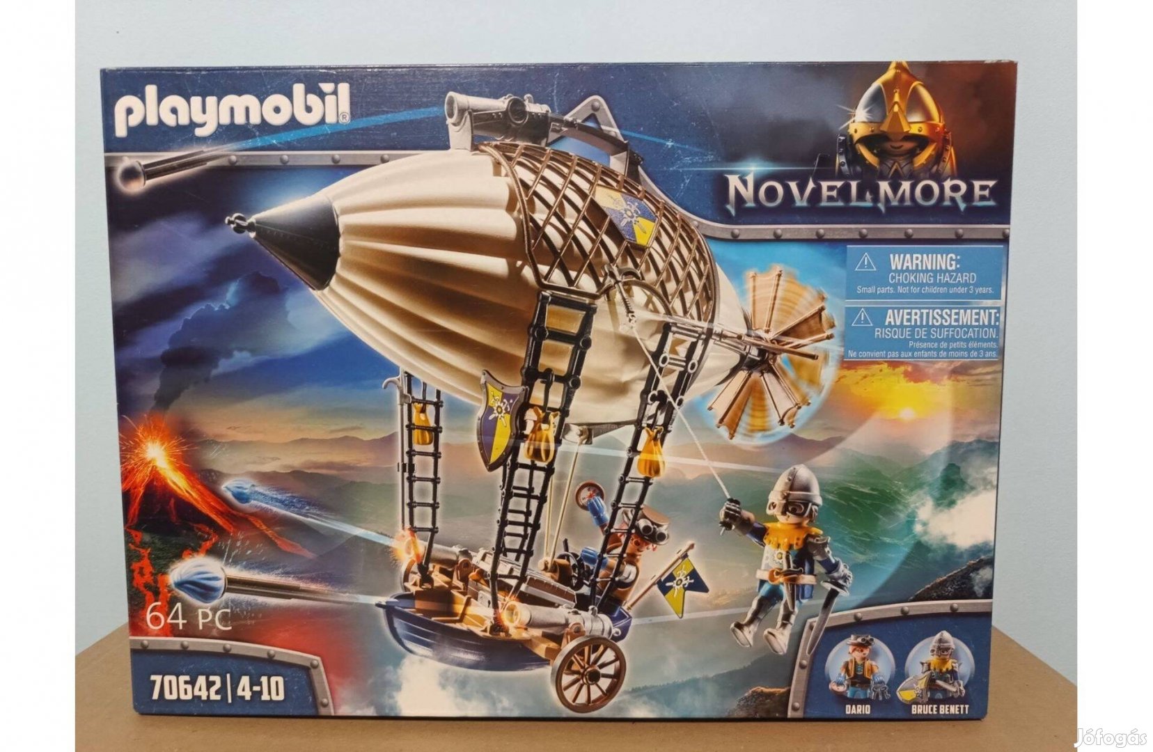 Playmobil Novelmore 70642 Dario Léghajója Új Bontatlan