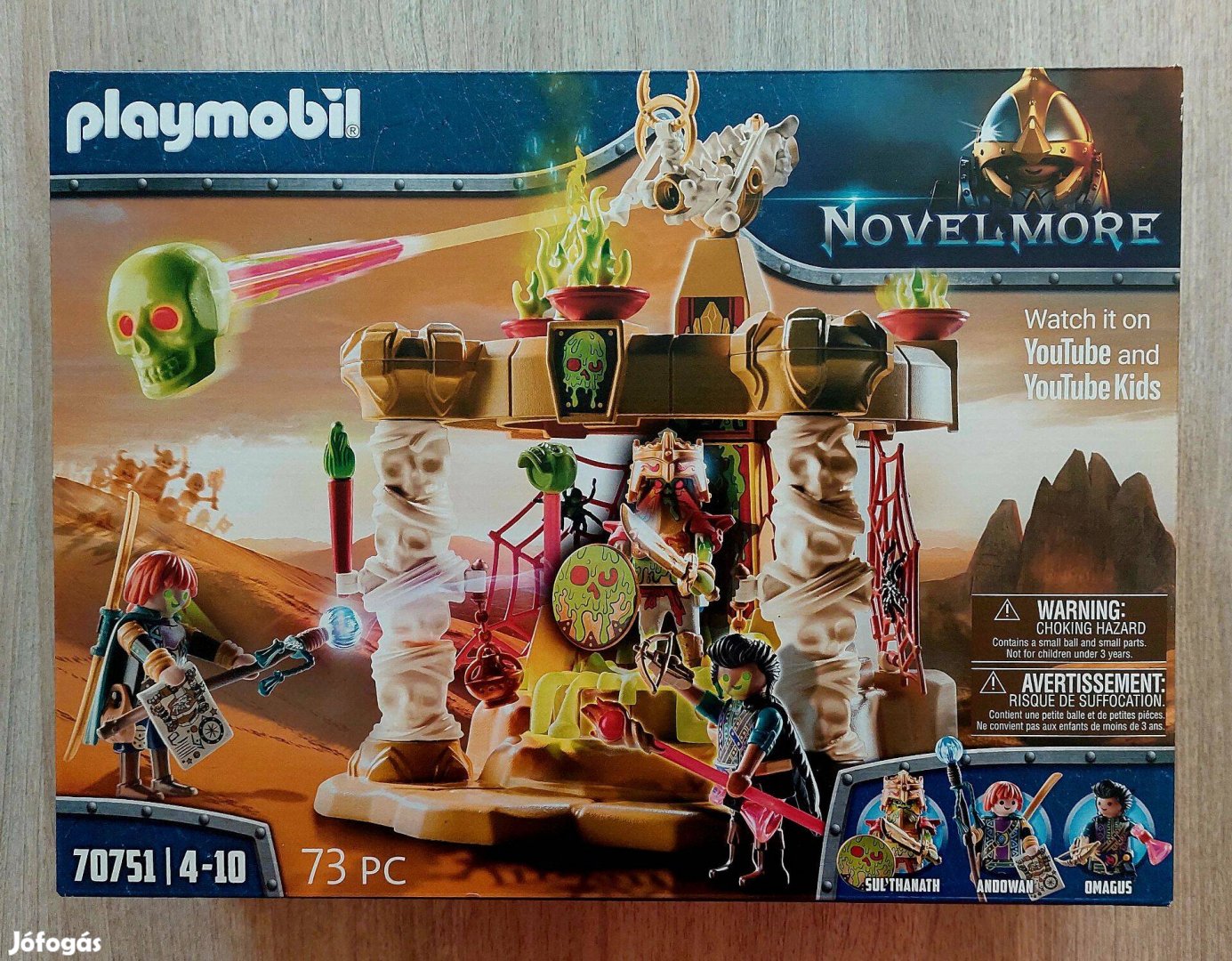 Playmobil Novelmore 70751 Csontvázhadsereg temploma új, bontatlan