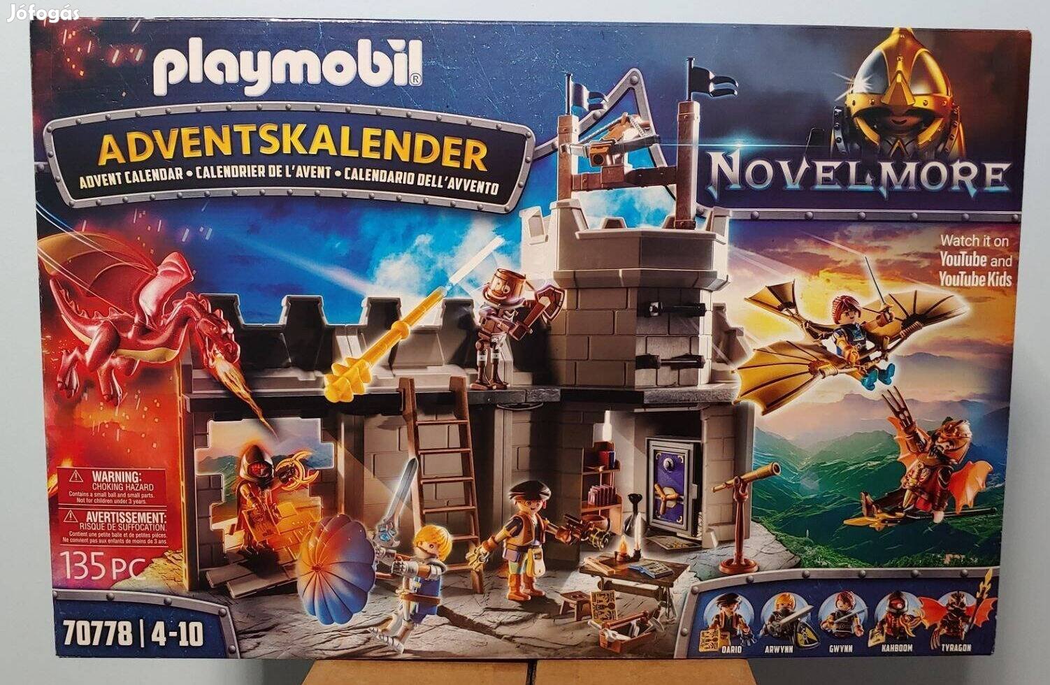 Playmobil Novelmore 70778 Várfal Figurákkal Kiegészítőkkel Bontatlan