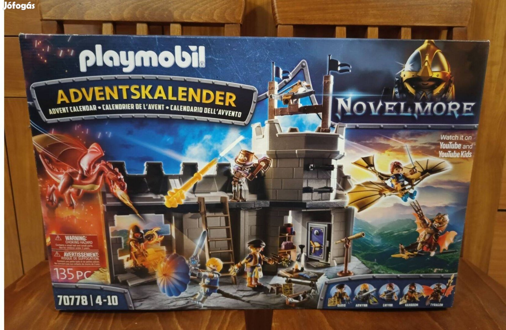 Playmobil Novelmore 70778 XXL Adventi Naptár Várfal Figurákkal