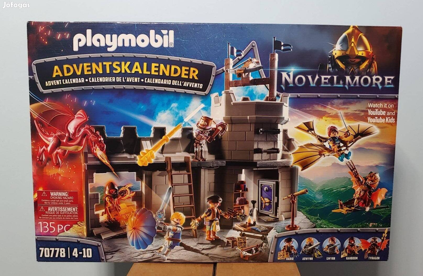 Playmobil Novelmore 70778 XXL Adventi Naptár Várfal