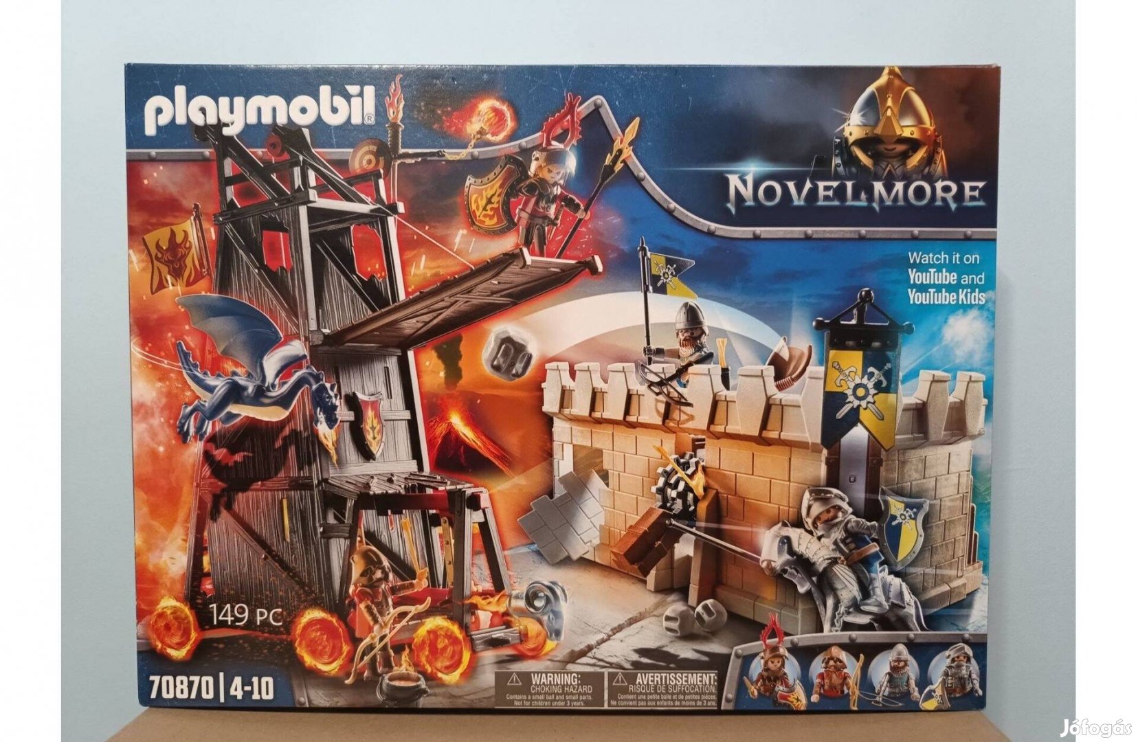 Playmobil Novelmore 70870 Burnham Raiders Harci Toronycsoport Új