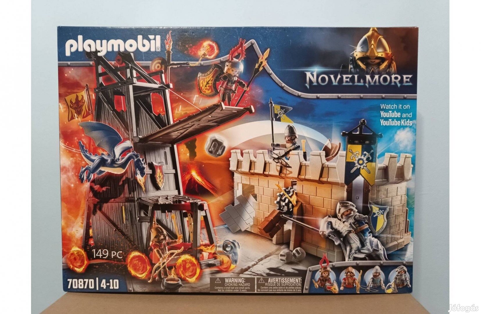 Playmobil Novelmore 70870 Burnham Raiders Harci Toronycsoport Új