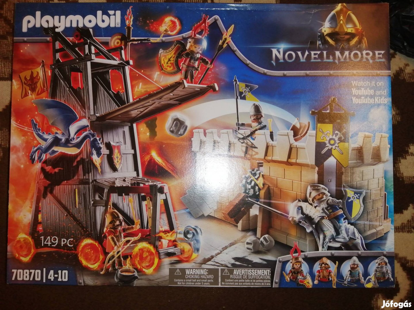 Playmobil Novelmore 70870. *Harci támadó torony várfallal*